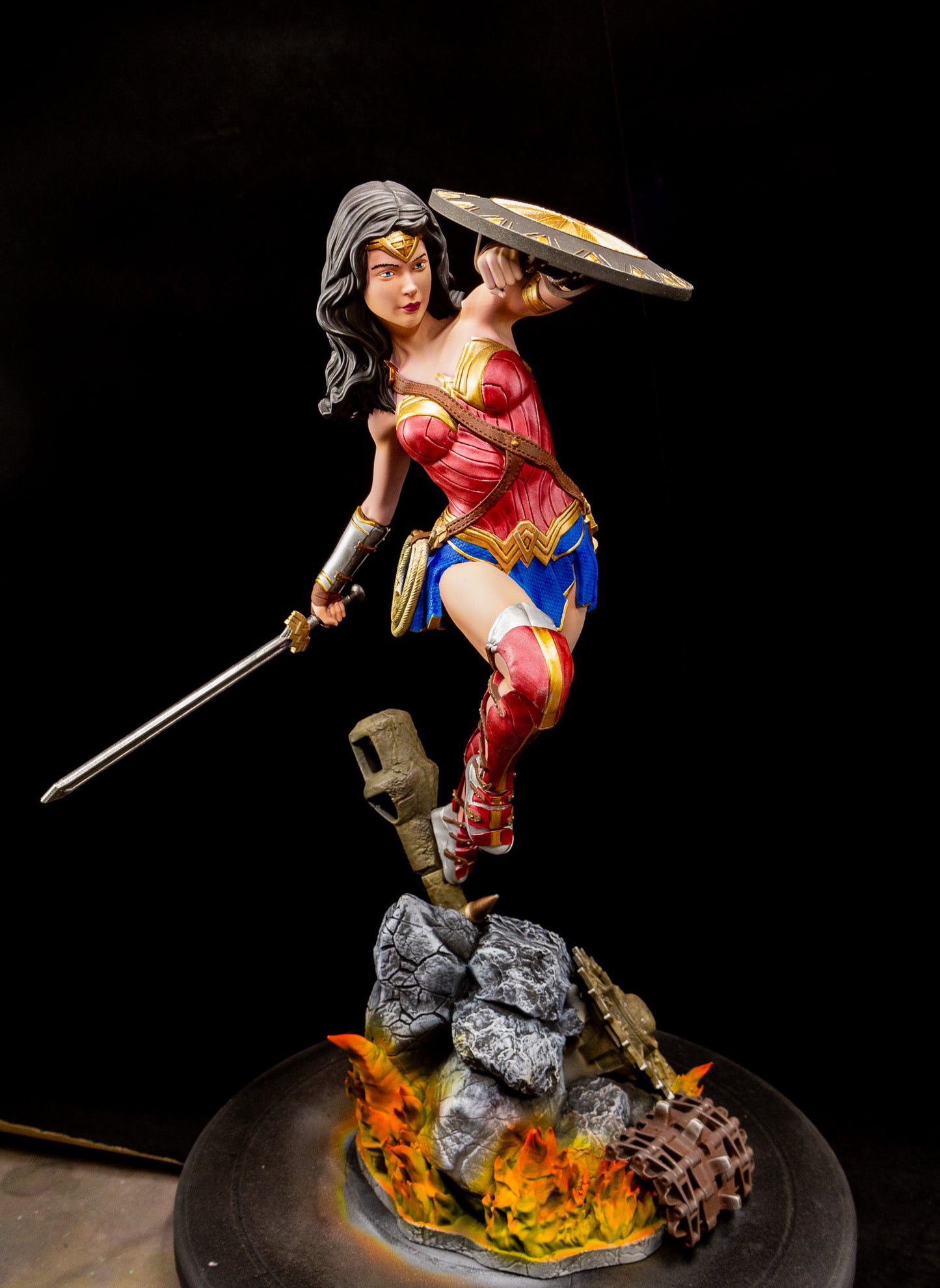 Wonder Woman Sanix Resin Fan Art Pro Painted - MTO