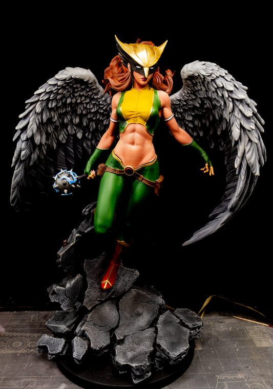 Hawkgirl Resin Fan Art - MTO (Abe3D)