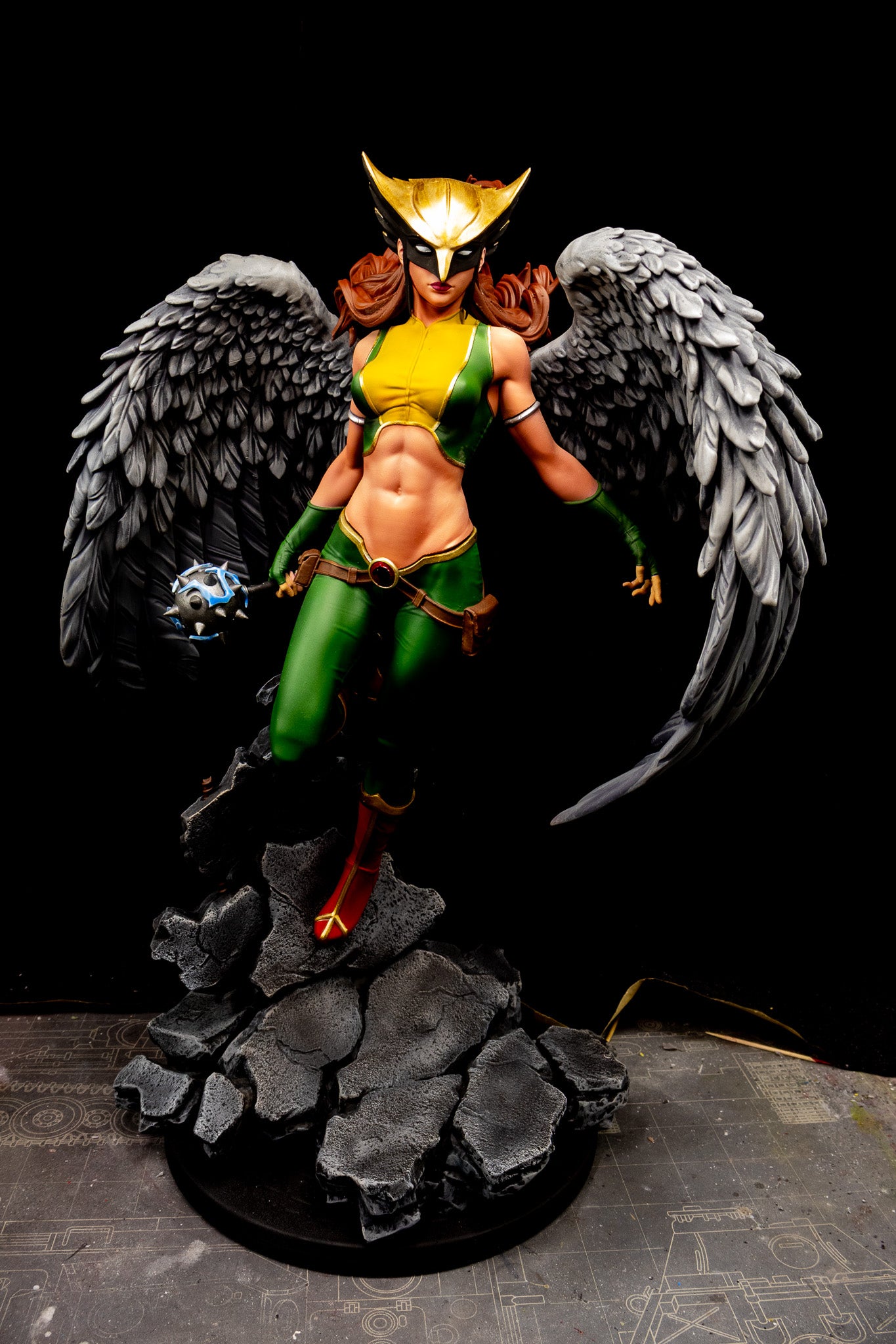 Hawkgirl Resin Fan Art - MTO (Abe3D)