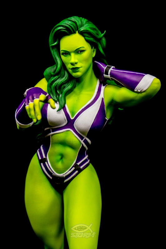 She-Hulk Collectible Resin Fan Art Pro Painted - MTO (OC)
