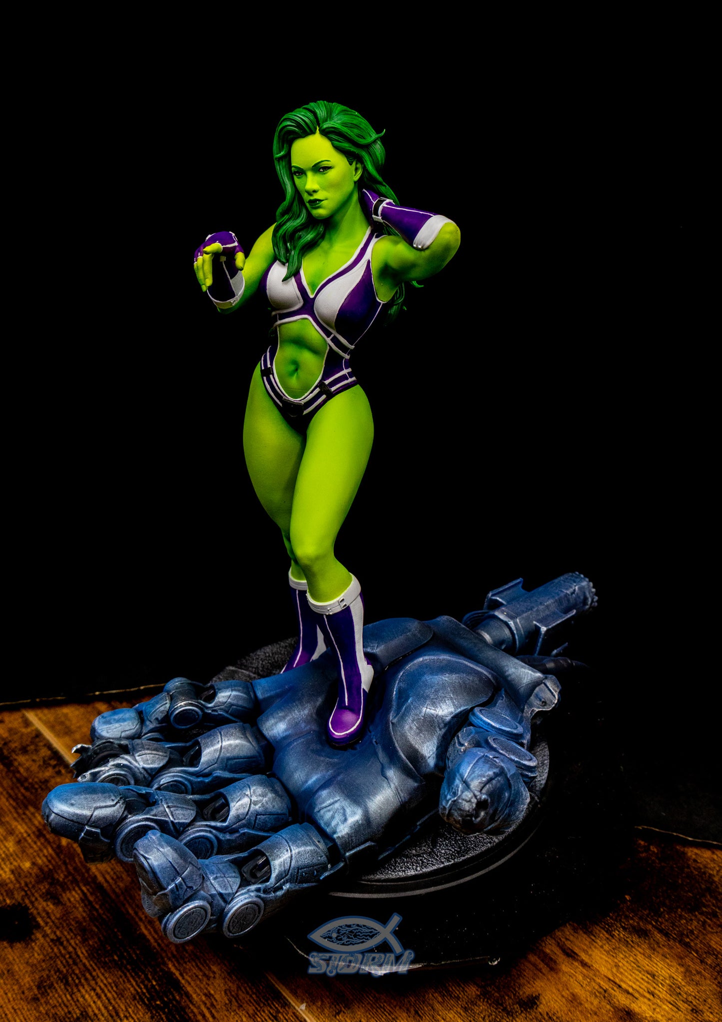She-Hulk Collectible Resin Fan Art Pro Painted - MTO (OC)