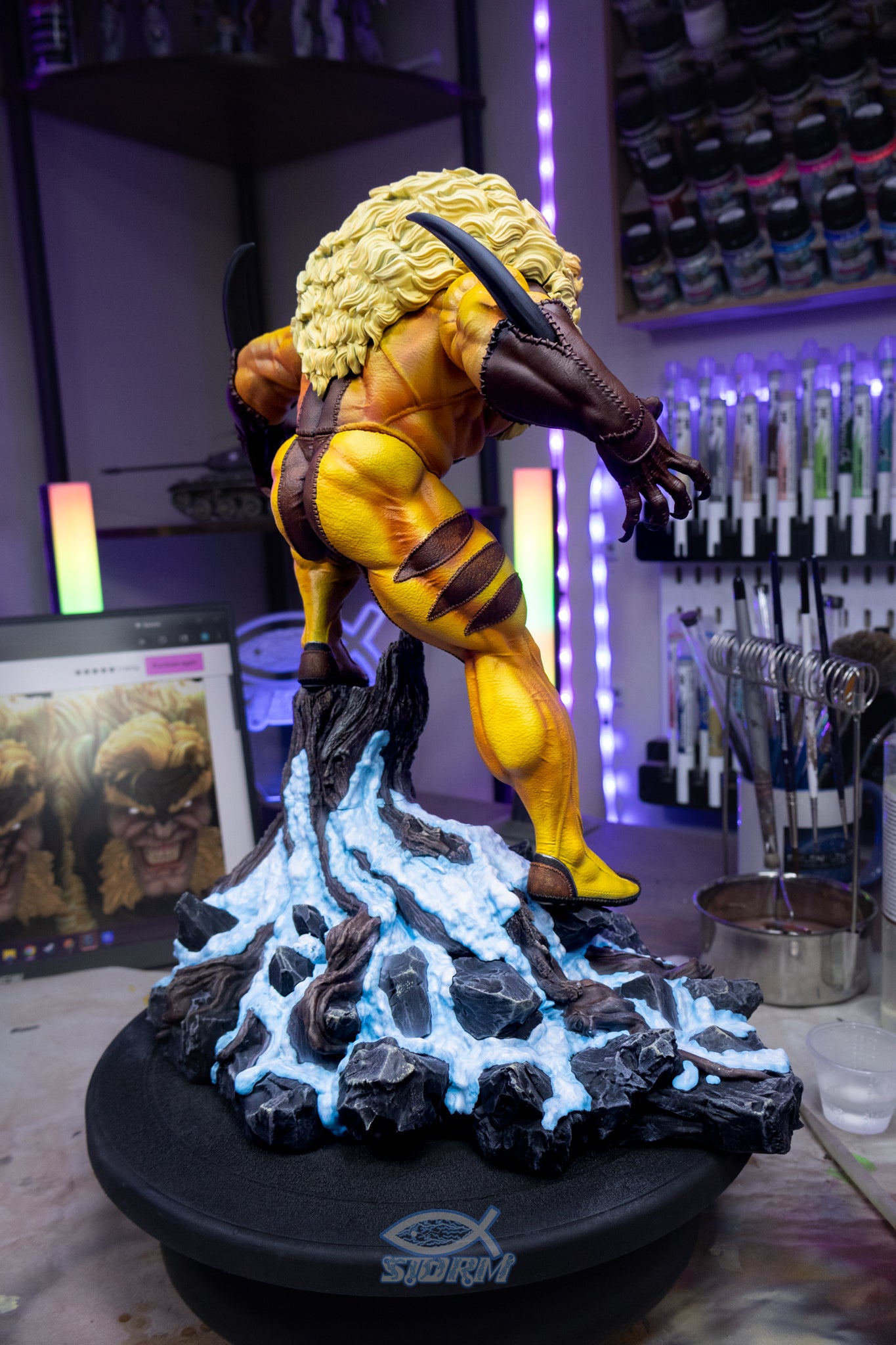 X-Men Sabretooth Resin Fan Art (Designed by GGStudio)