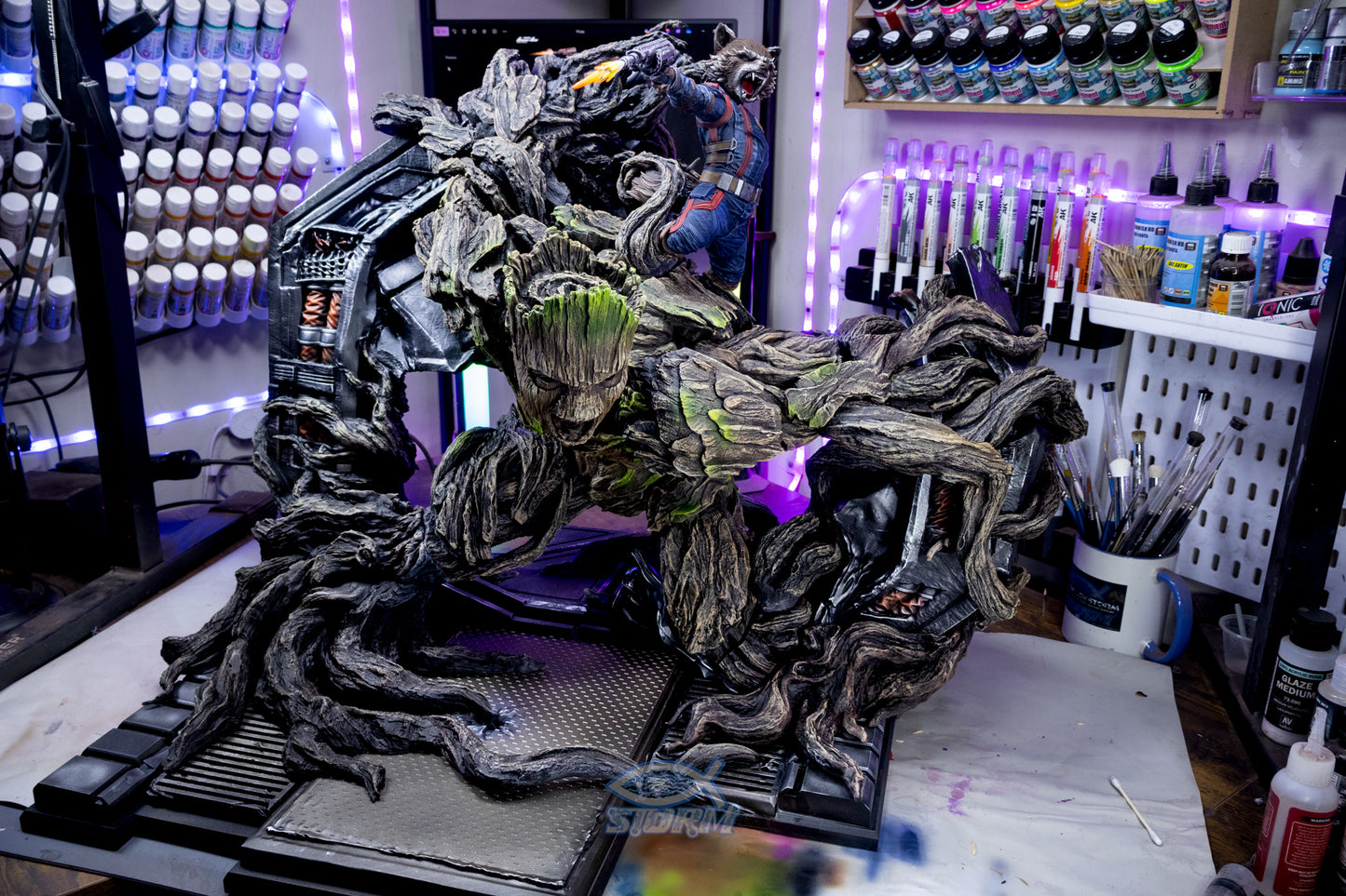 Rocket and Groot - MTO (Designed by ZEZ Studios)