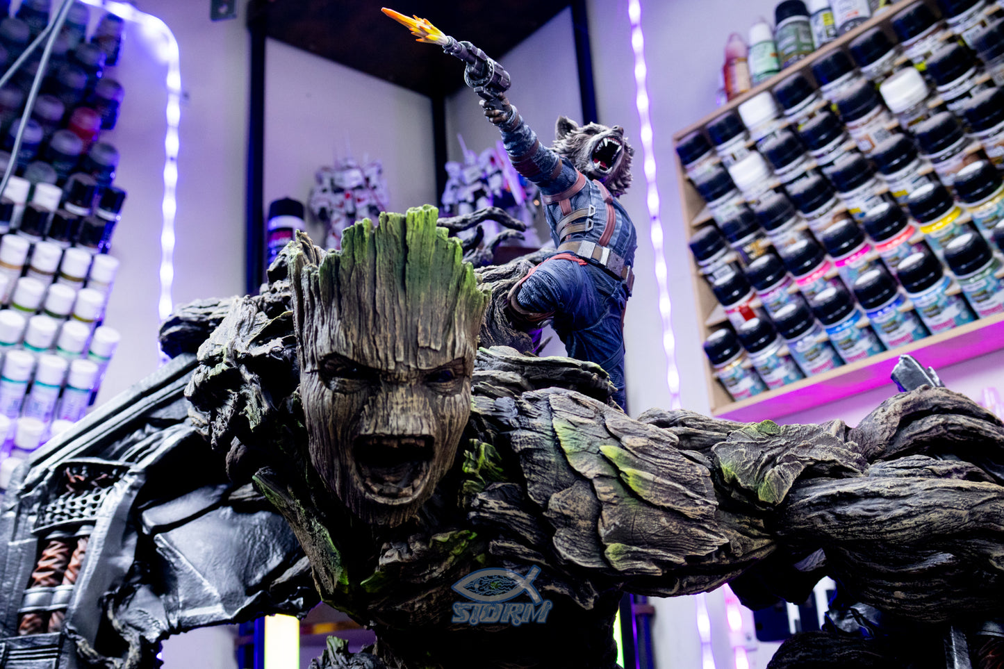 Rocket and Groot - MTO (Designed by ZEZ Studios)