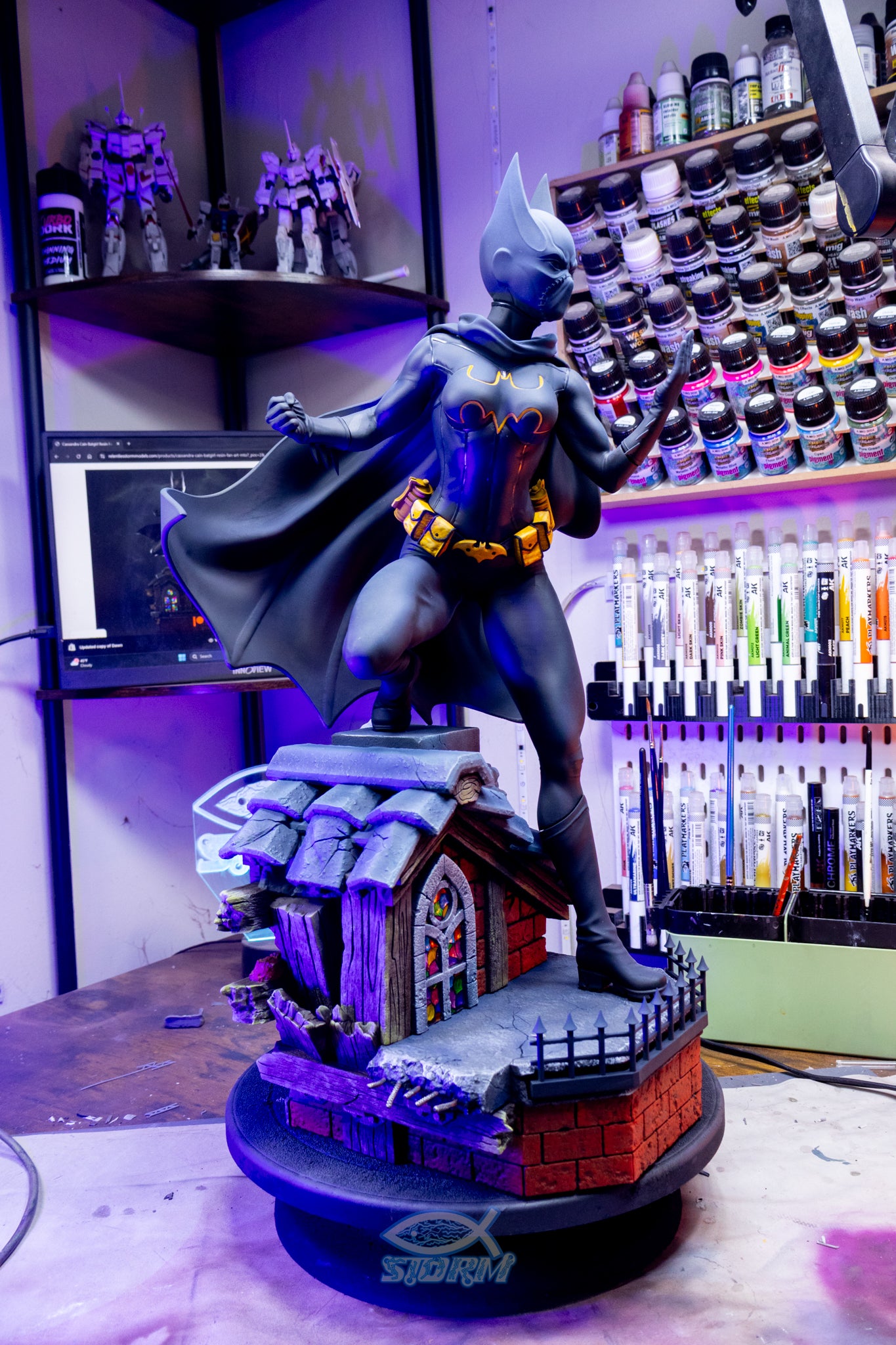 Cassandra Cain Batgirl Resin Fan Art - MTO