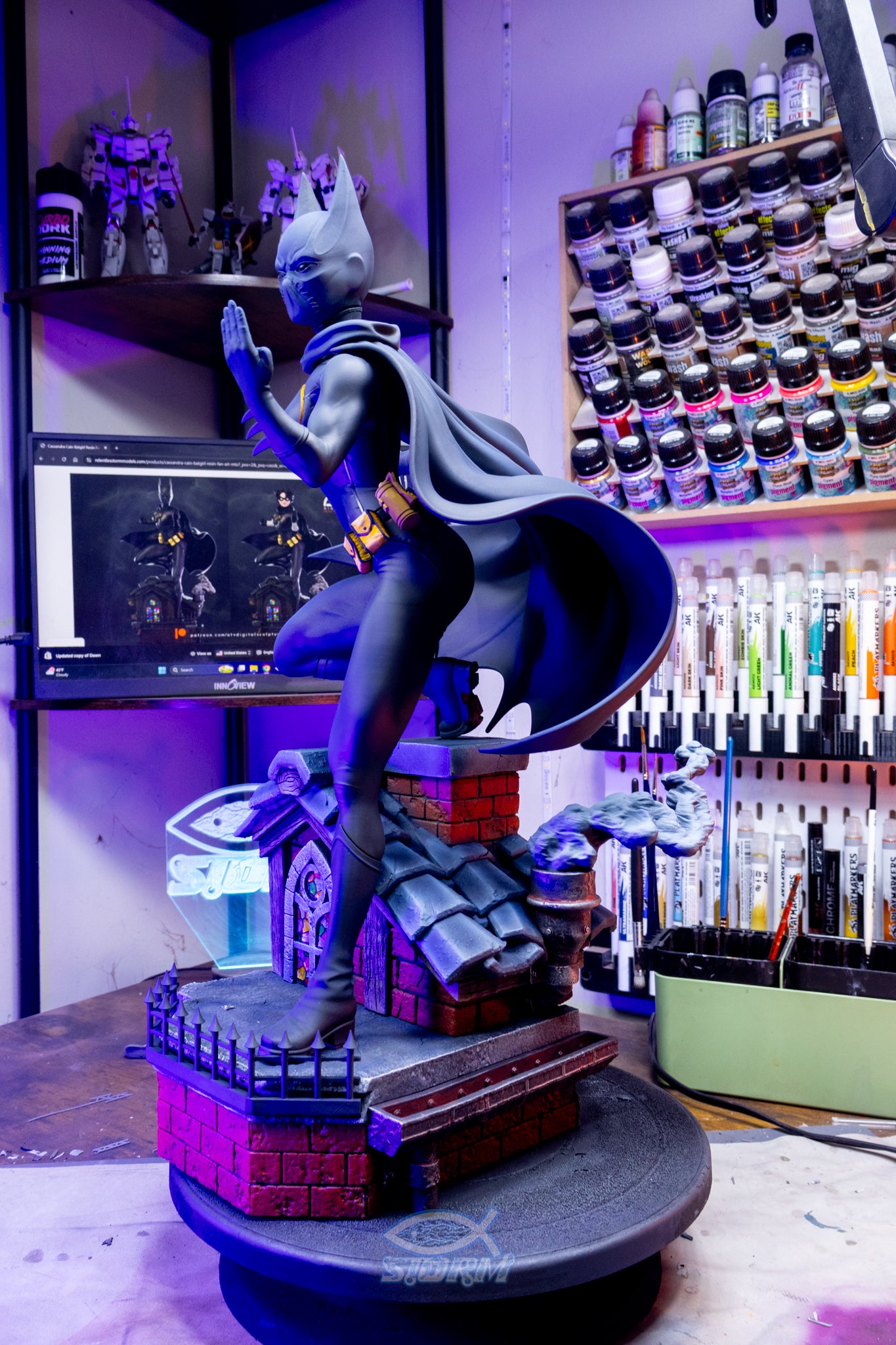 Cassandra Cain Batgirl Resin Fan Art - MTO