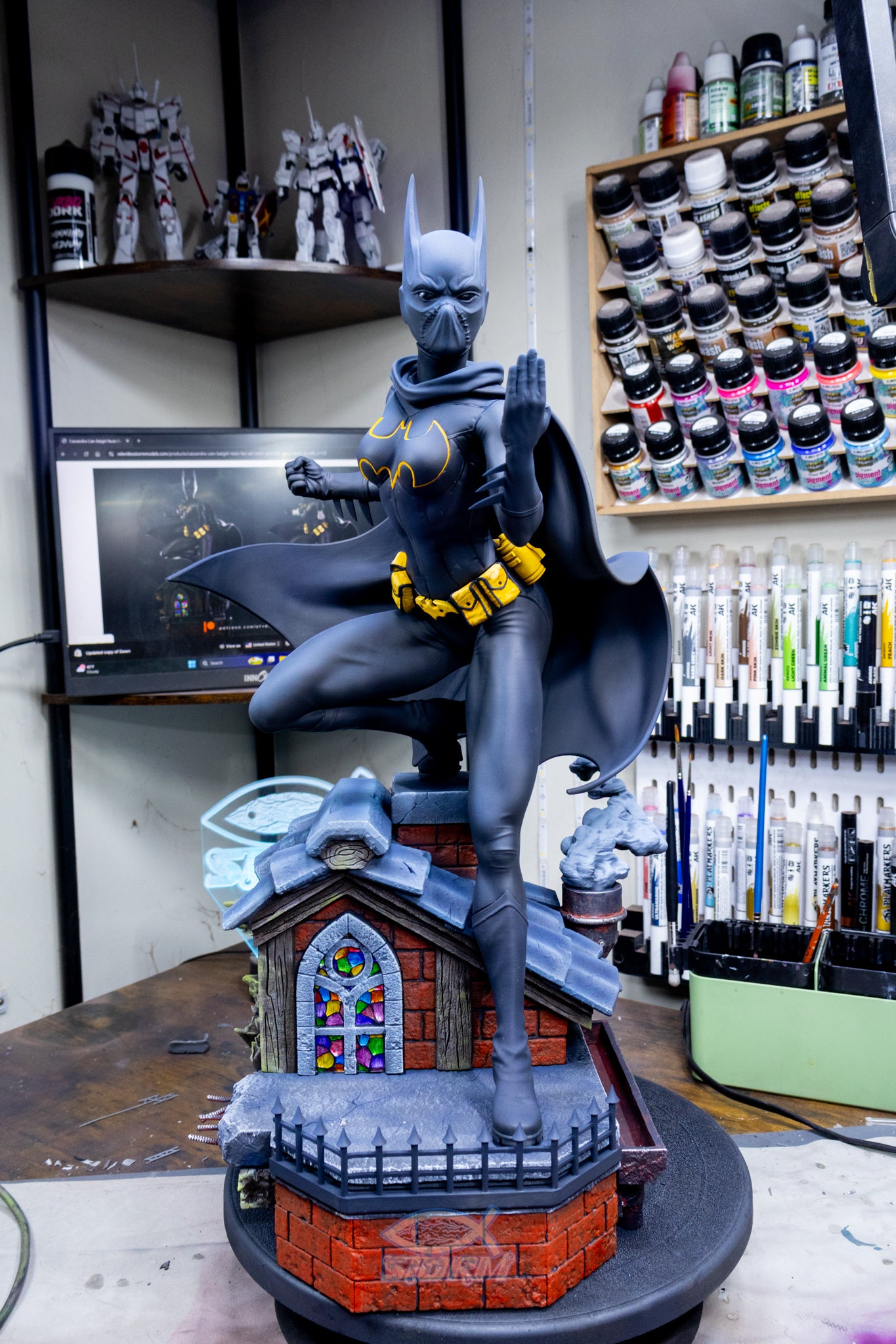 Cassandra Cain Batgirl Resin Fan Art - MTO