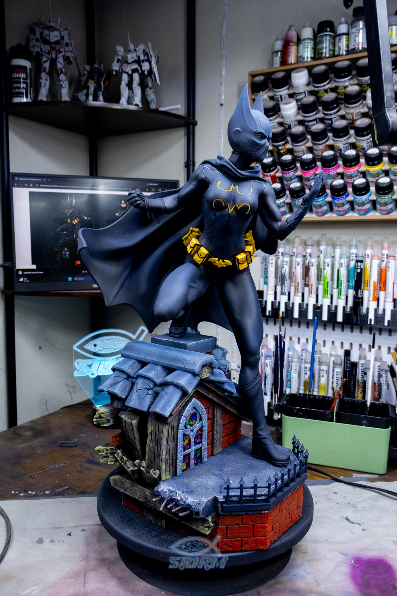 Cassandra Cain Batgirl Resin Fan Art - MTO