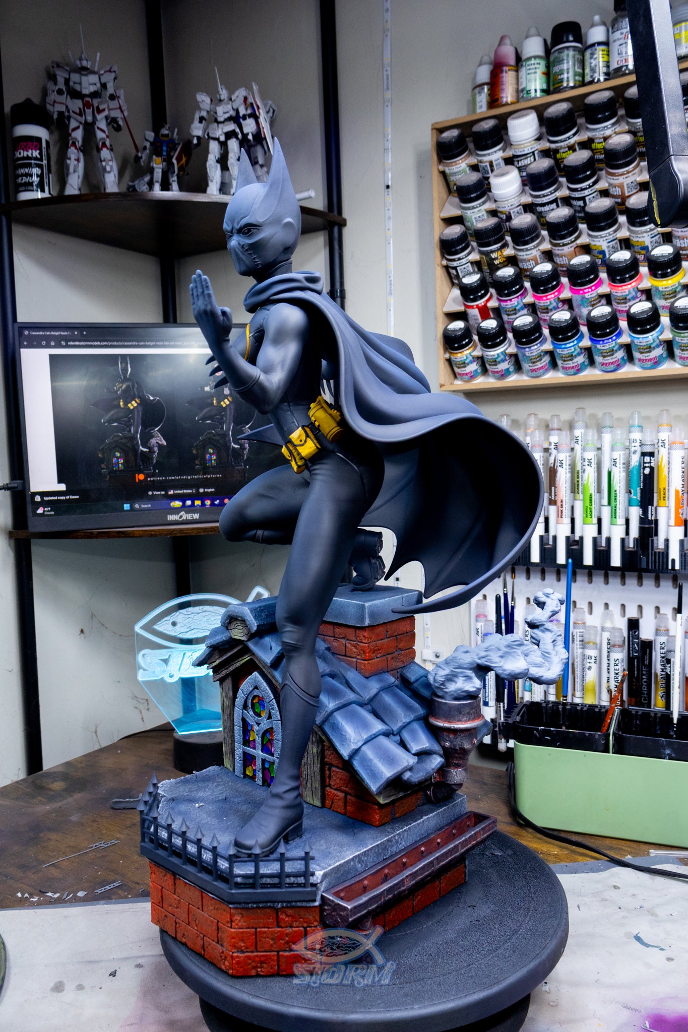 Cassandra Cain Batgirl Resin Fan Art - MTO