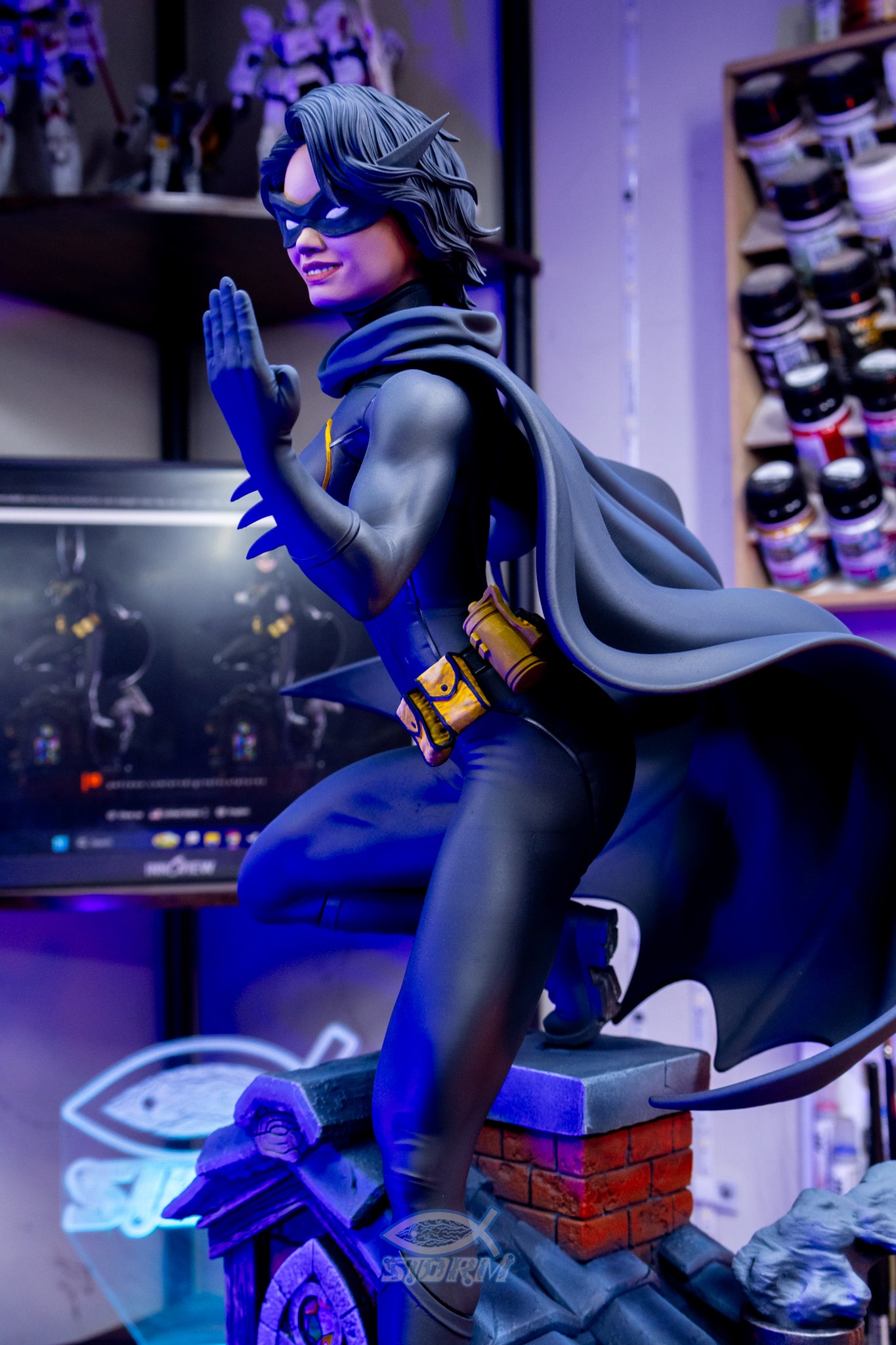 Cassandra Cain Batgirl Resin Fan Art - MTO