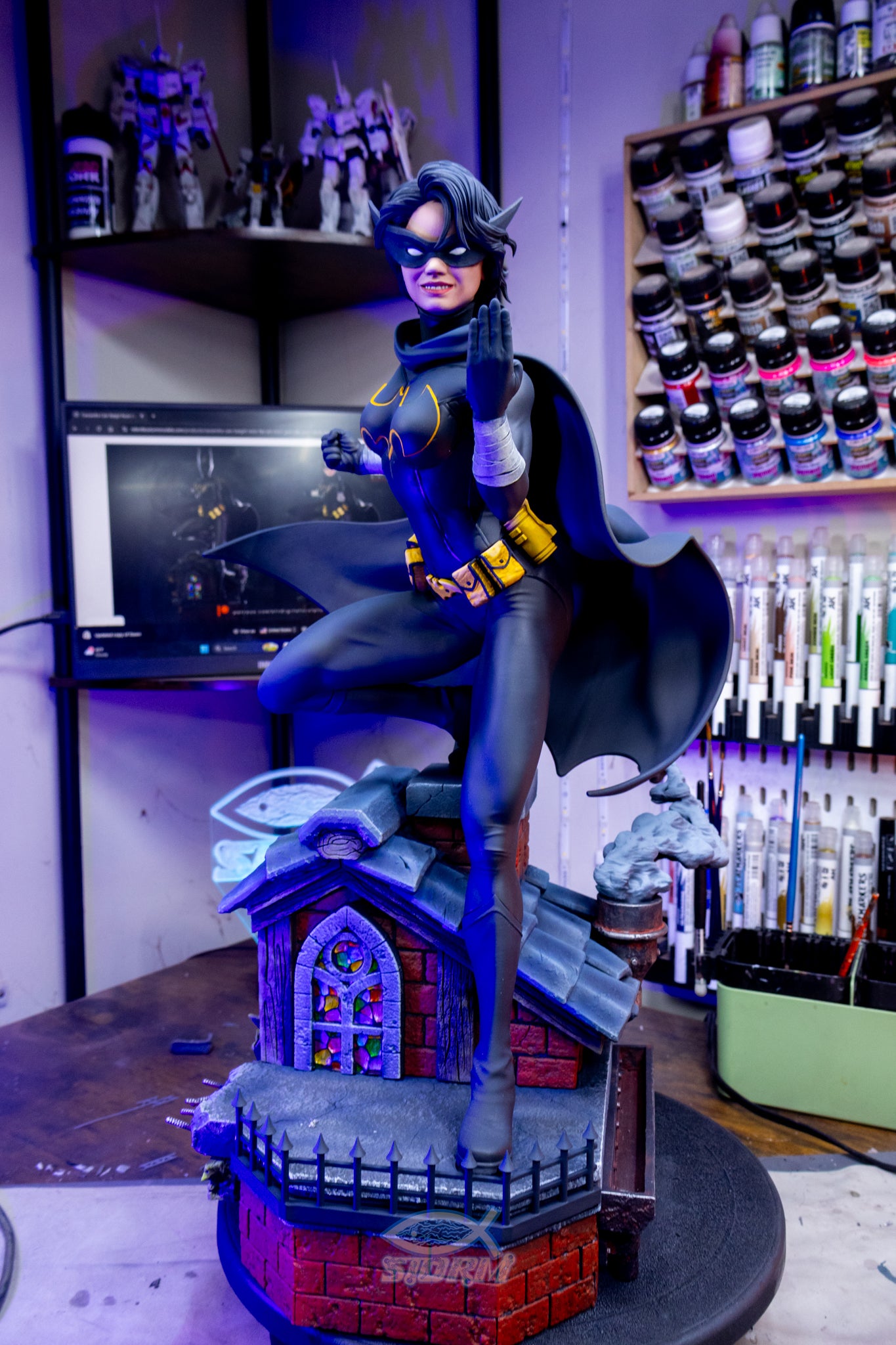 Cassandra Cain Batgirl Resin Fan Art - MTO
