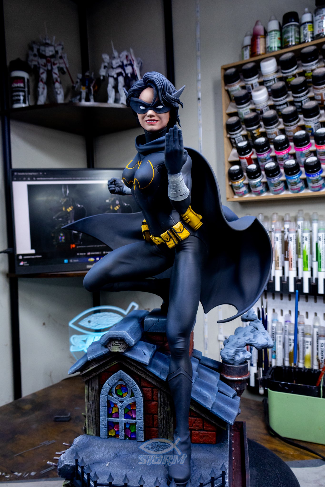 Cassandra Cain Batgirl Resin Fan Art - MTO