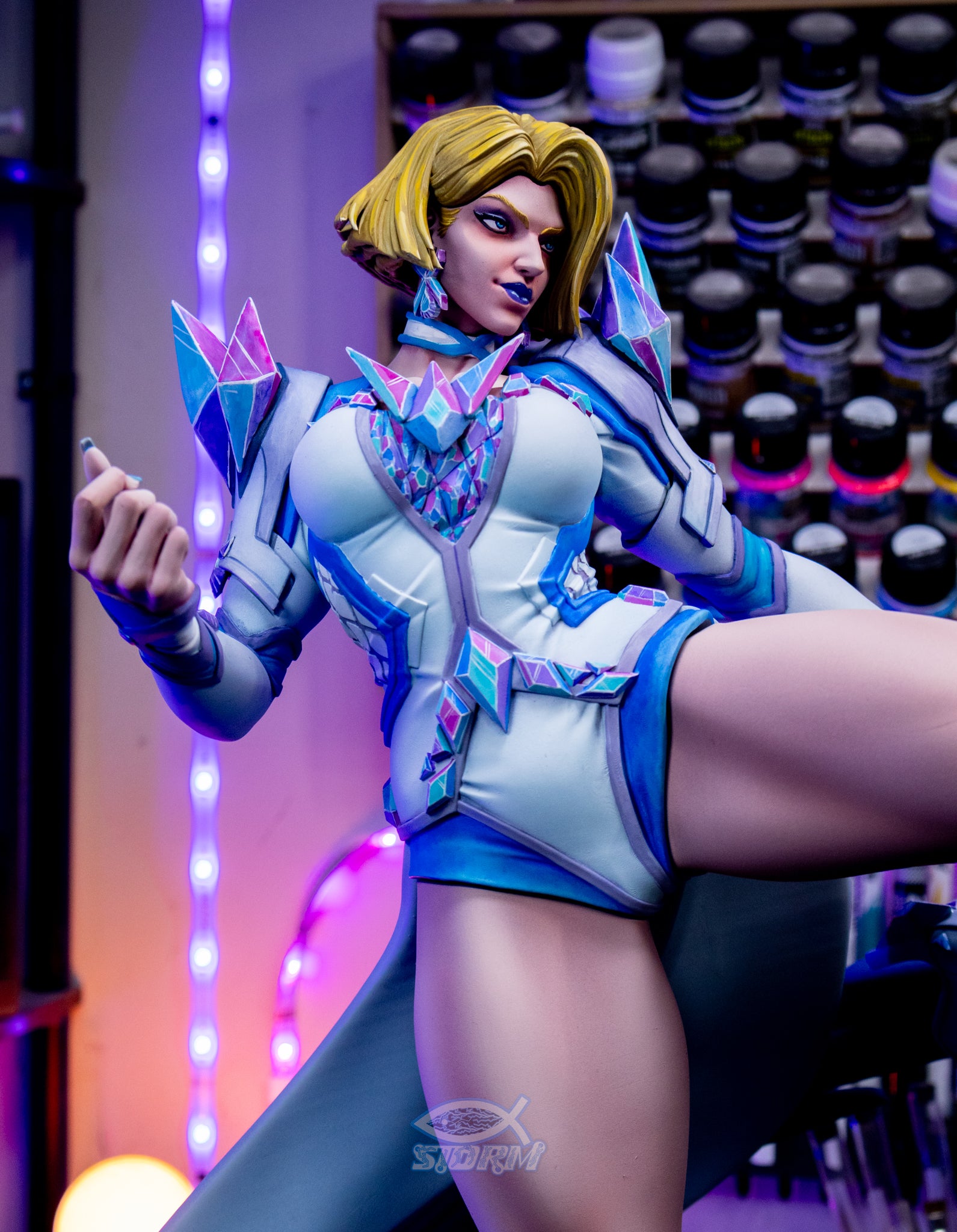 Marvel Rivals Emma Frost Resin Fan Art - MTO (Design by