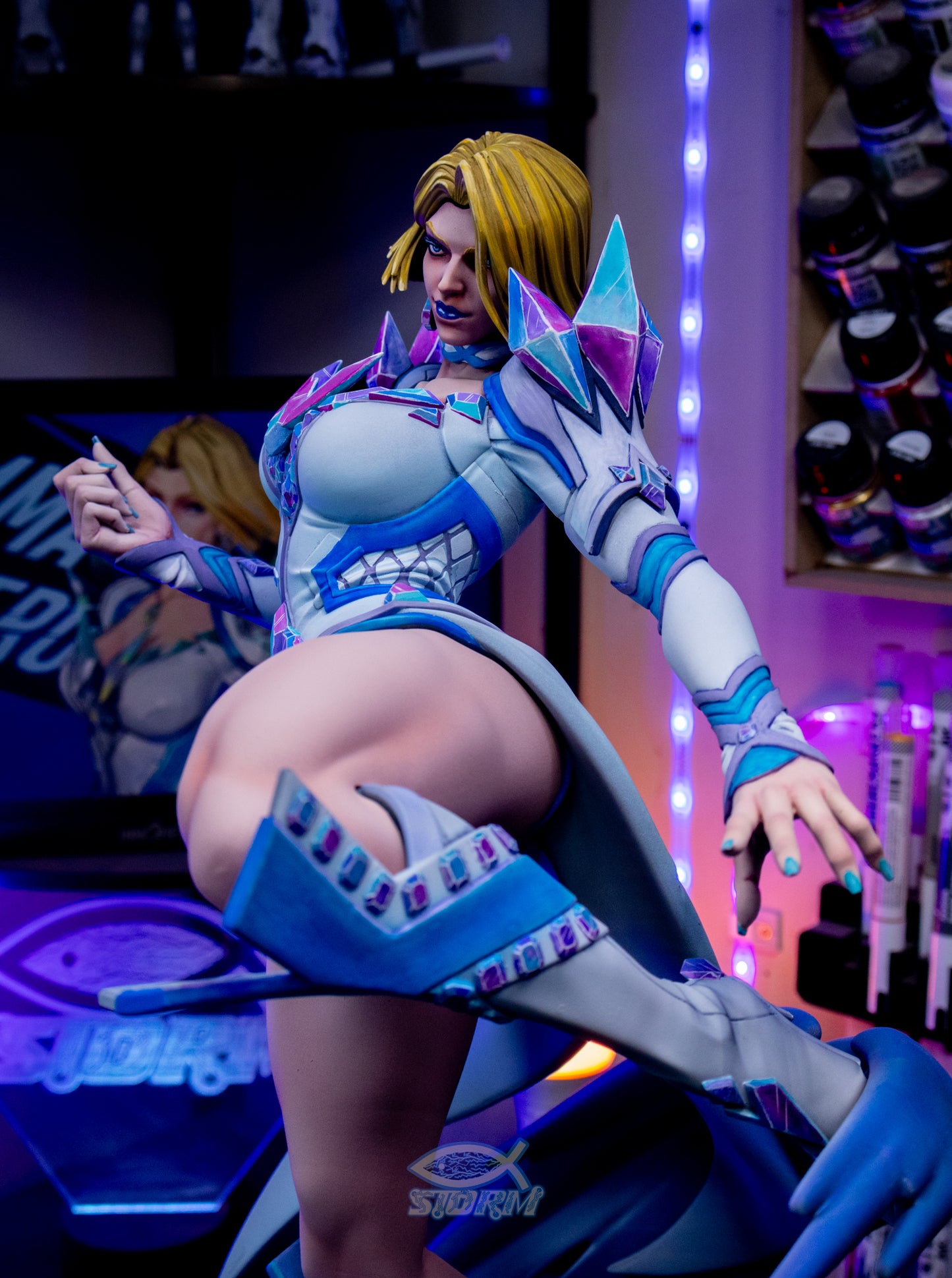 Marvel Rivals Emma Frost Resin Fan Art - MTO (Design by Bulkamancer)