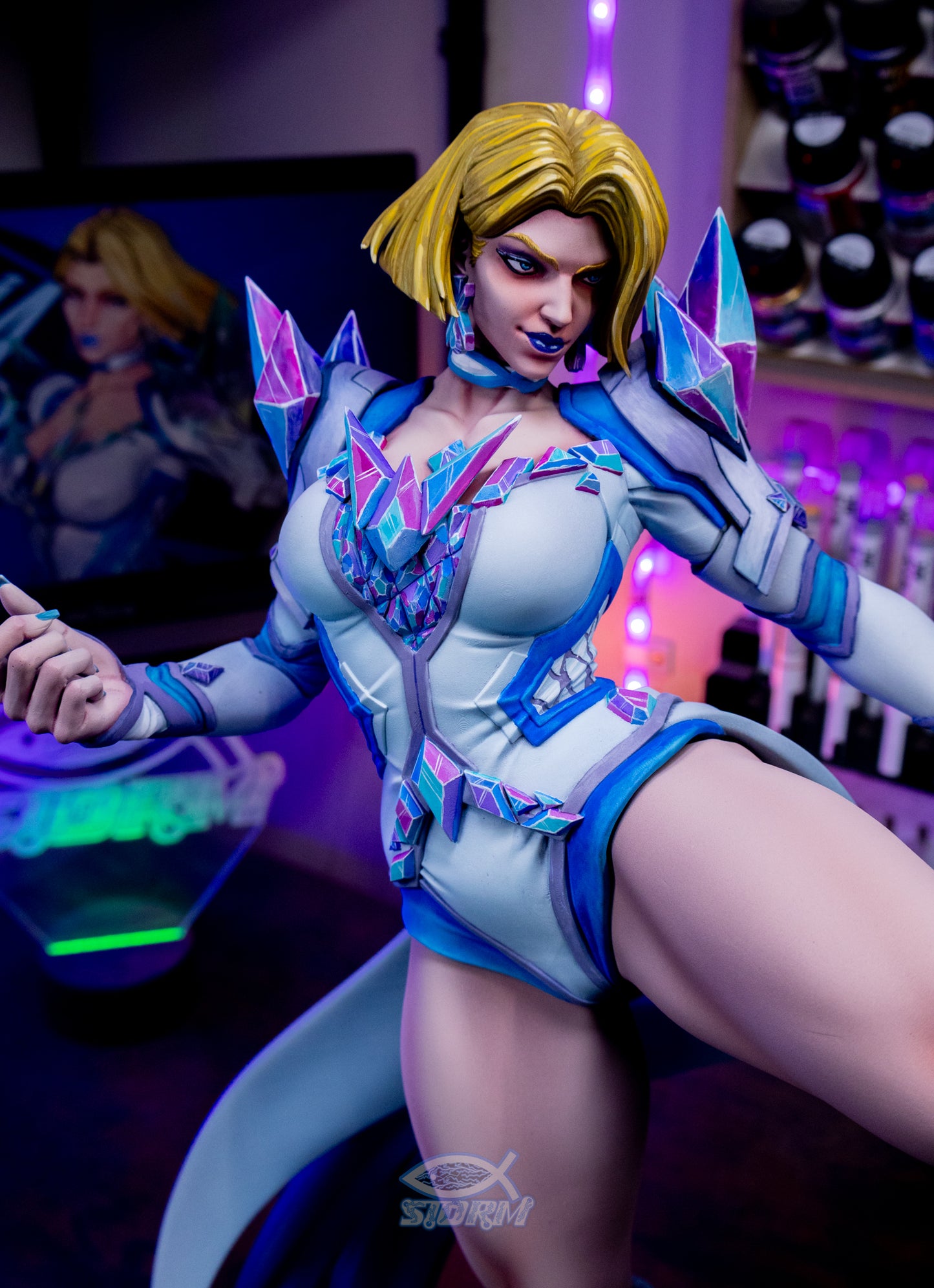 Marvel Rivals Emma Frost Resin Fan Art - MTO (Design by Bulkamancer)