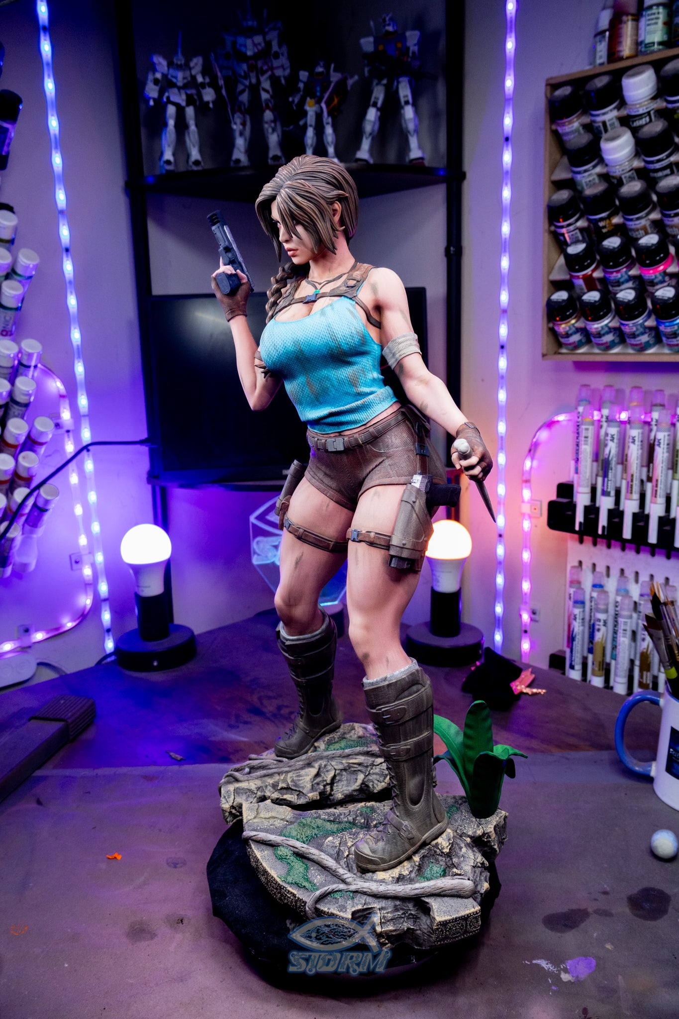 Lara Croft Resin Fan Art (Design by Abe3D)