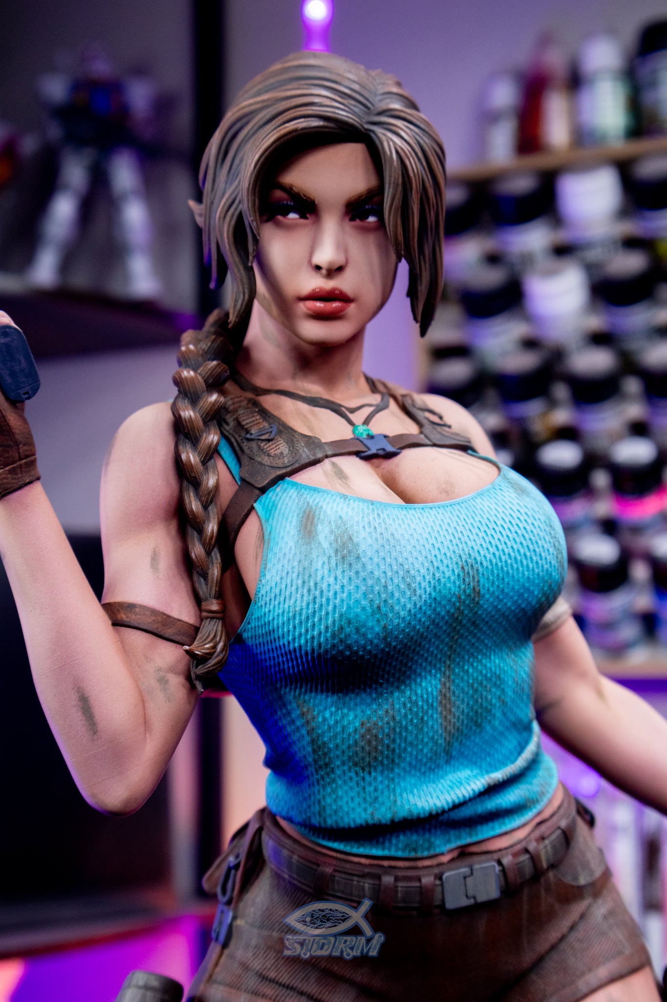 Lara Croft Resin Fan Art (Design by Abe3D)