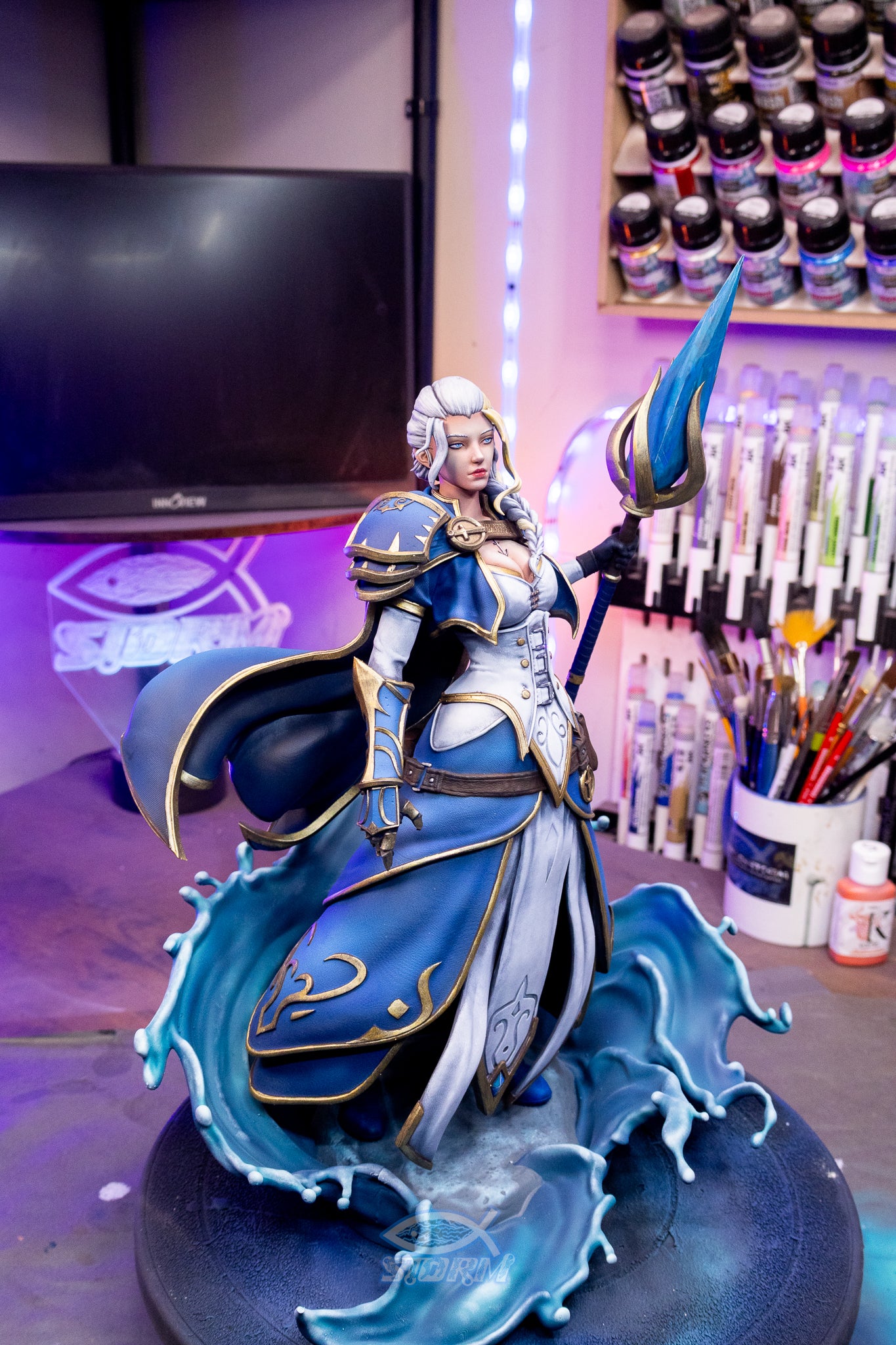 Jaina Proudmoore World of Warcraft Resin Fan Art (Design by CA3D Studios)