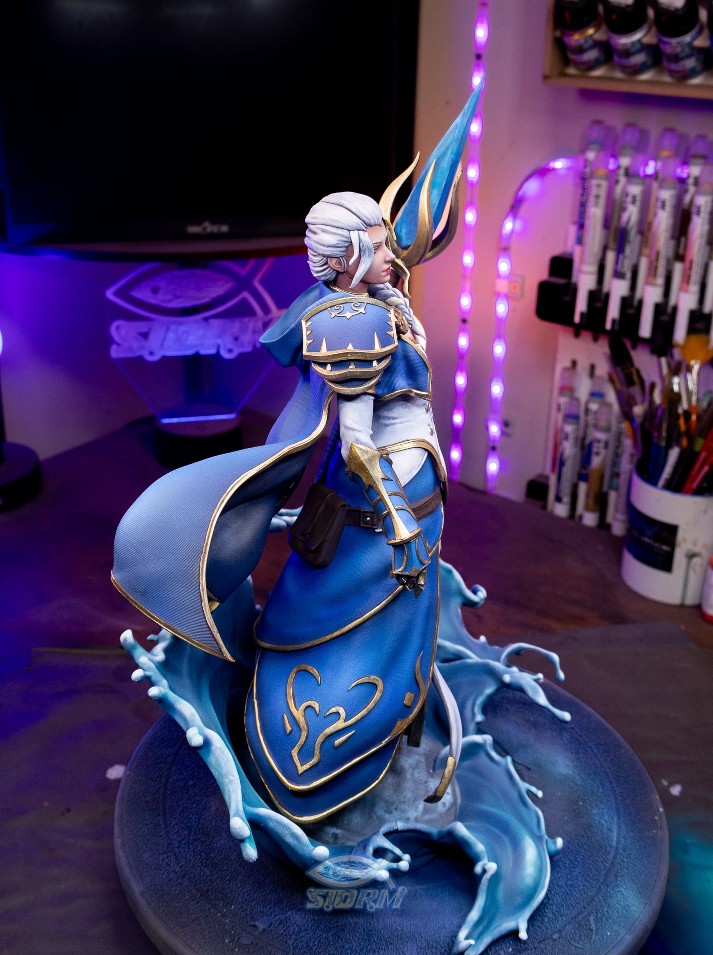 Jaina Proudmoore World of Warcraft Resin Fan Art (Design by CA3D Studios)