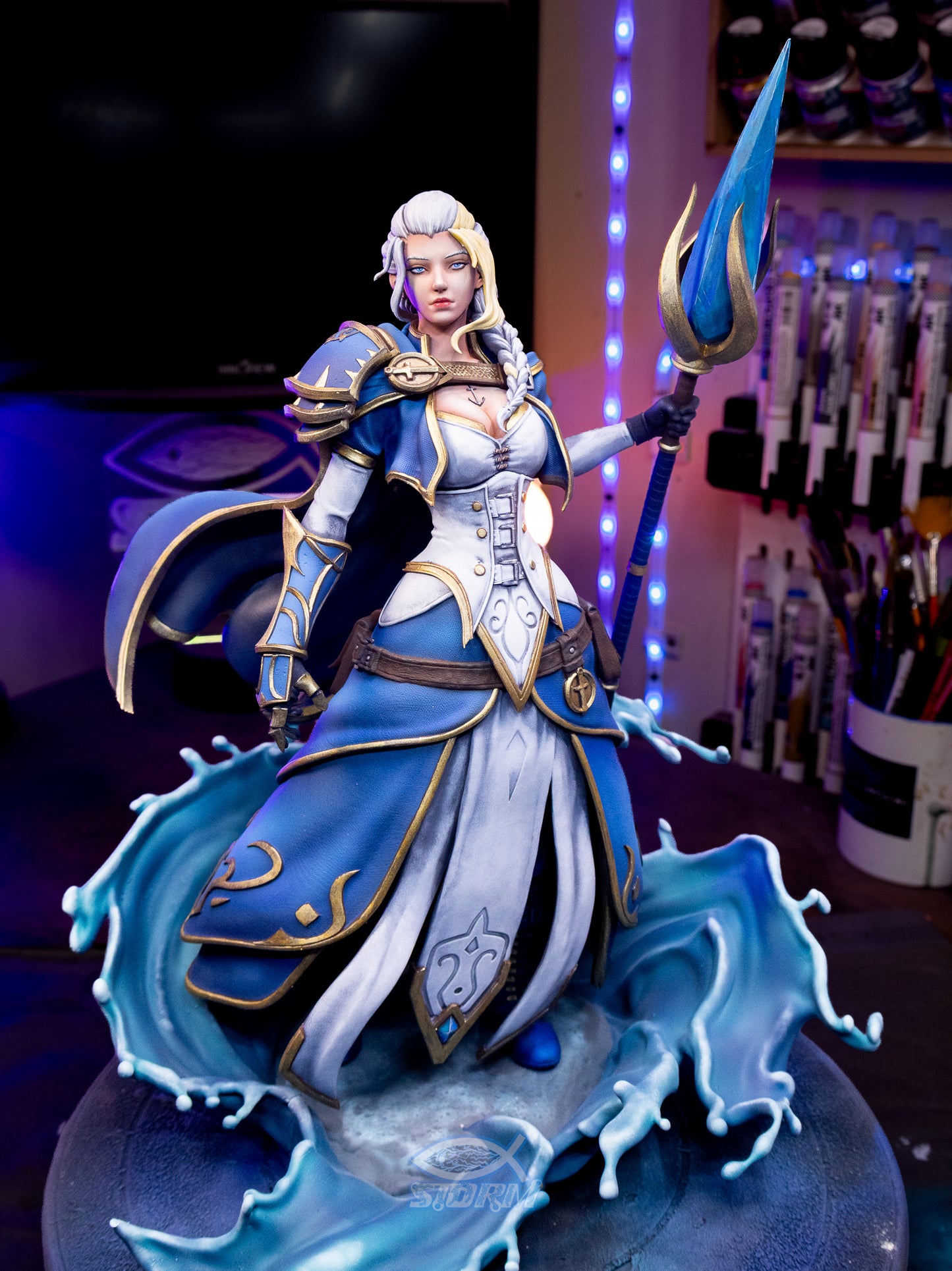 Jaina Proudmoore World of Warcraft Resin Fan Art (Design by CA3D Studios)