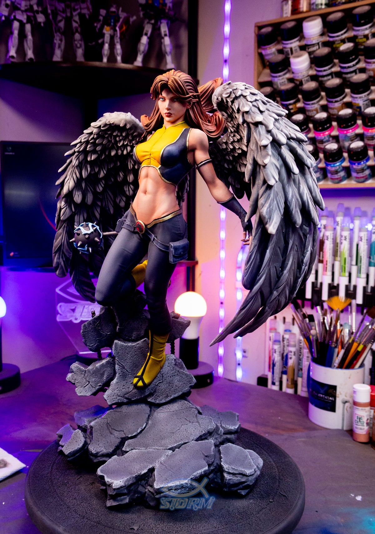 Hawkgirl Resin Fan Art - MTO (Abe3D)