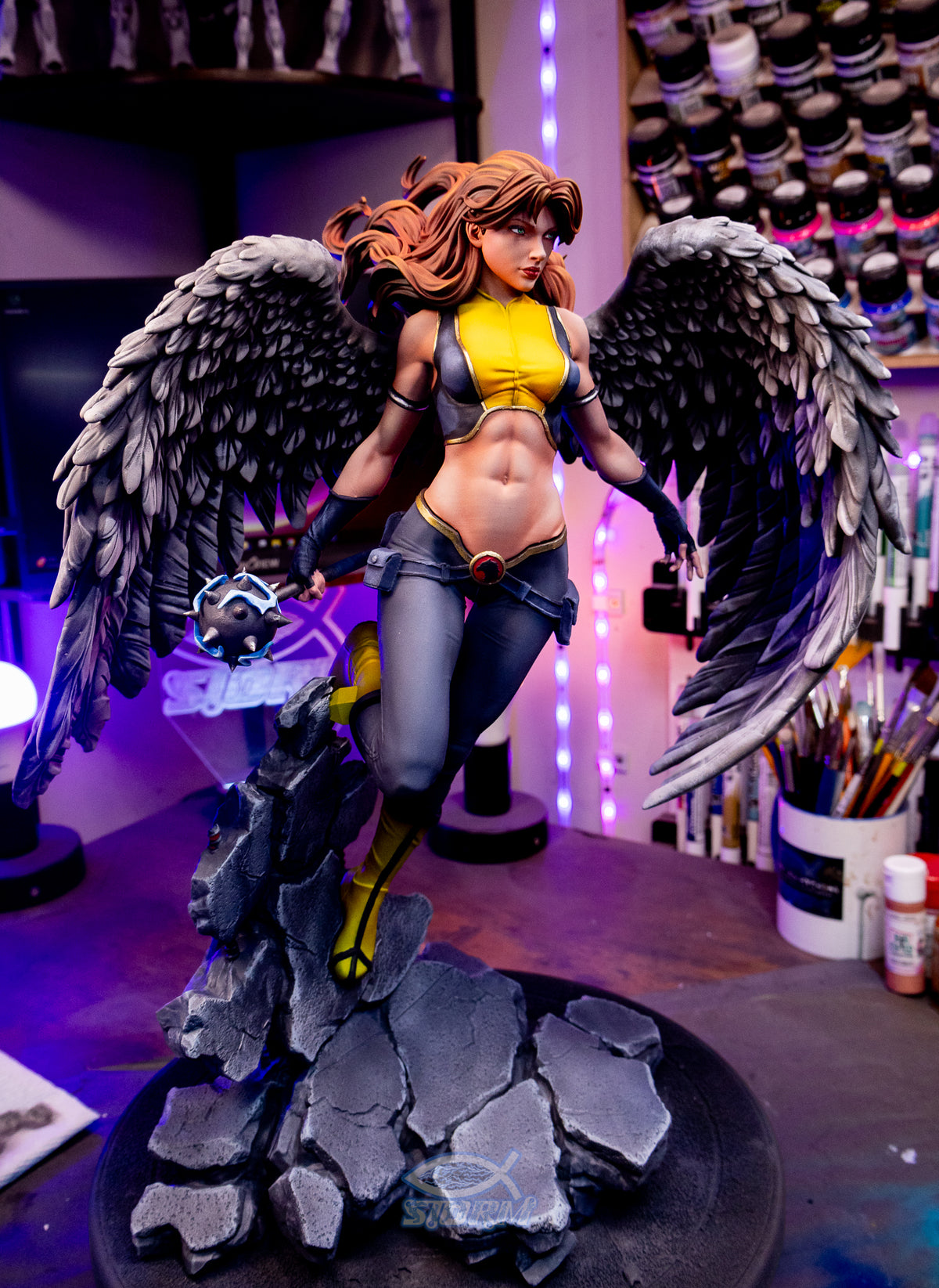 Hawkgirl Resin Fan Art - MTO (Abe3D)