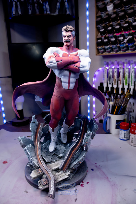 Omniman Resin Fan Art - MTO (Tanuki)
