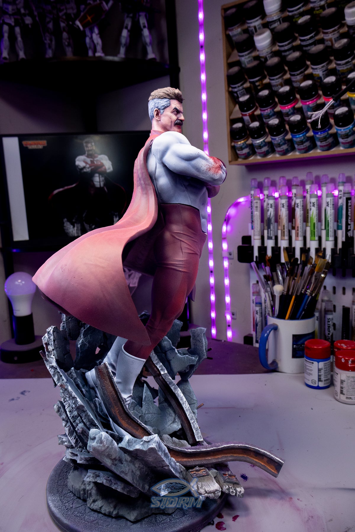 Omniman Resin Fan Art - MTO (Tanuki)