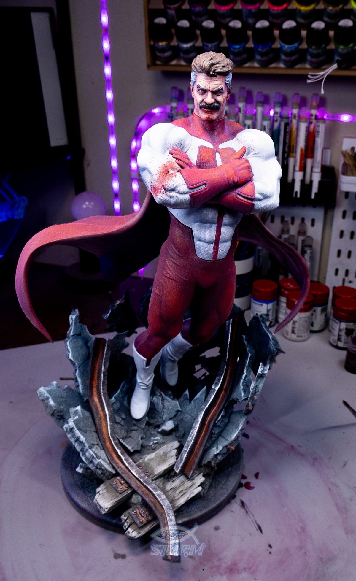 Omniman Resin Fan Art - MTO (Tanuki)