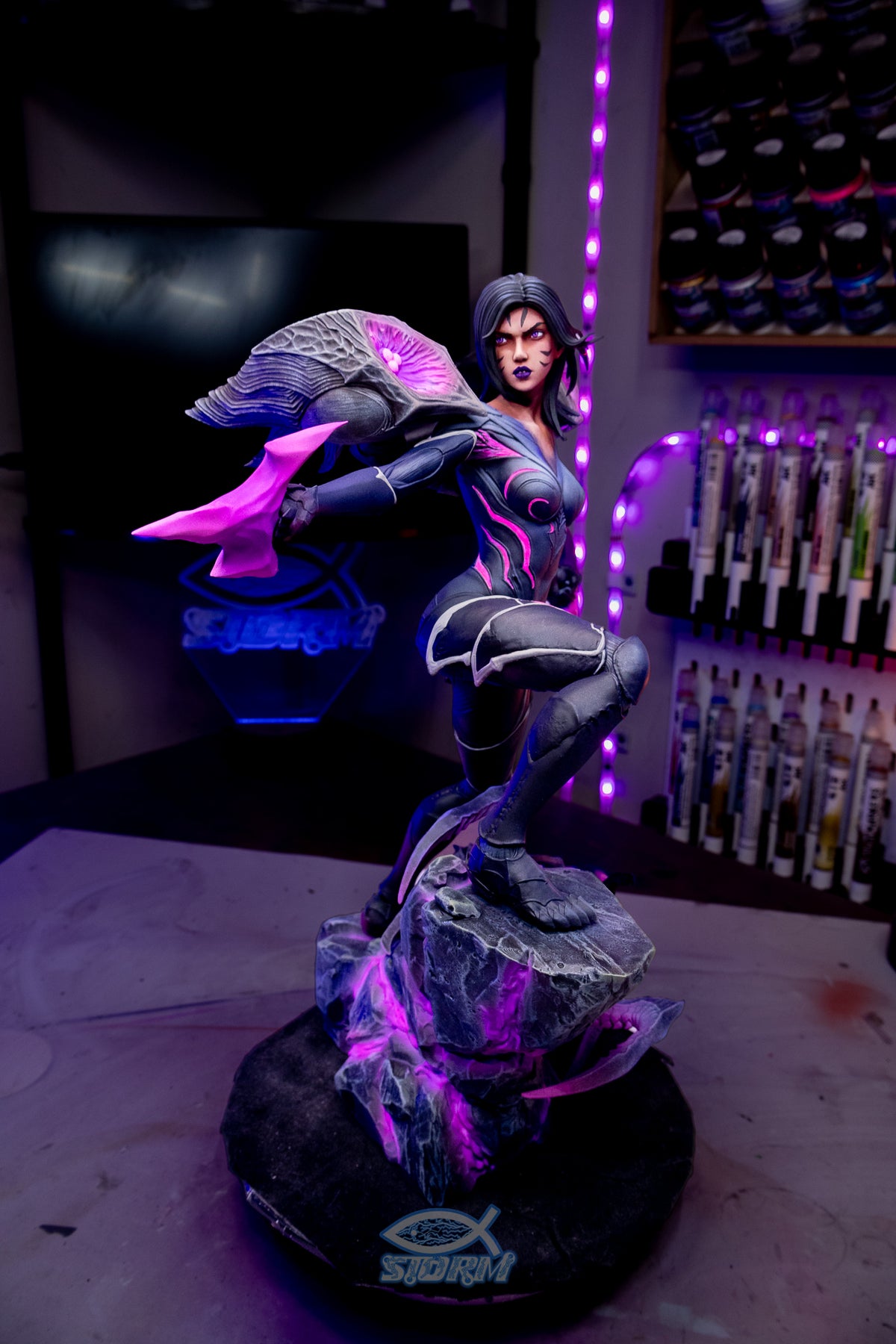 Kai'Sa Resin Fan Art (Design by CA3D) - MTO