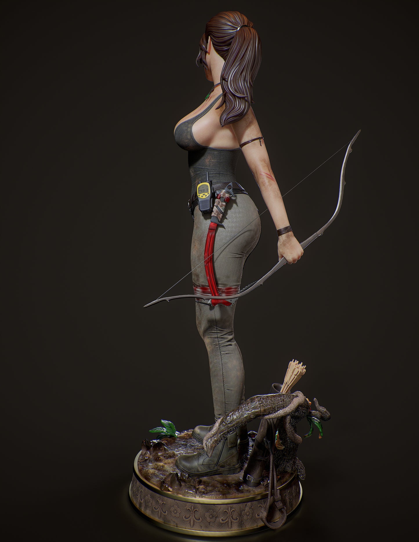 Lara Croft v2 Resin Fan Art (Design by Abe3D)