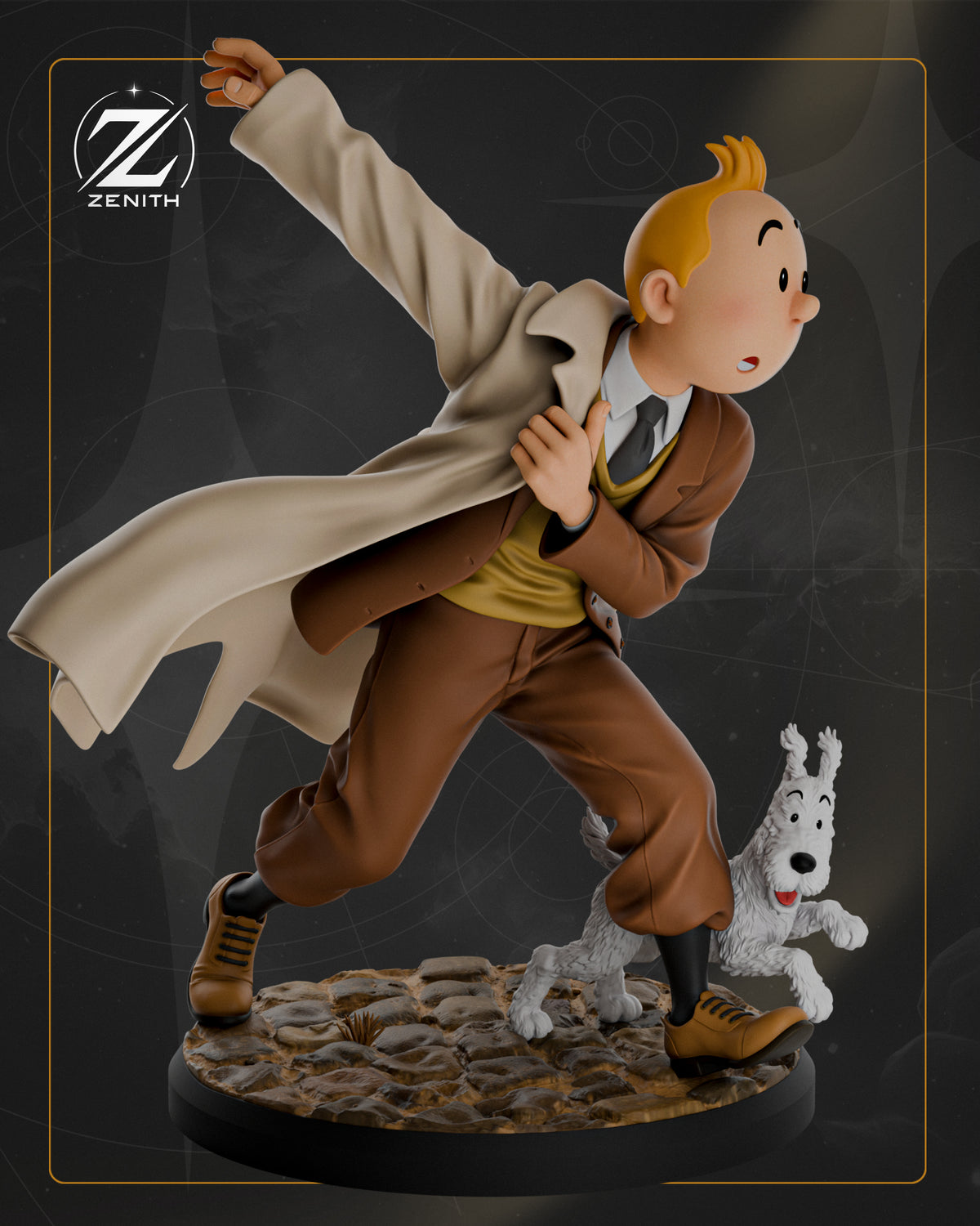 Tintin Resin Art (Design by Zenith)