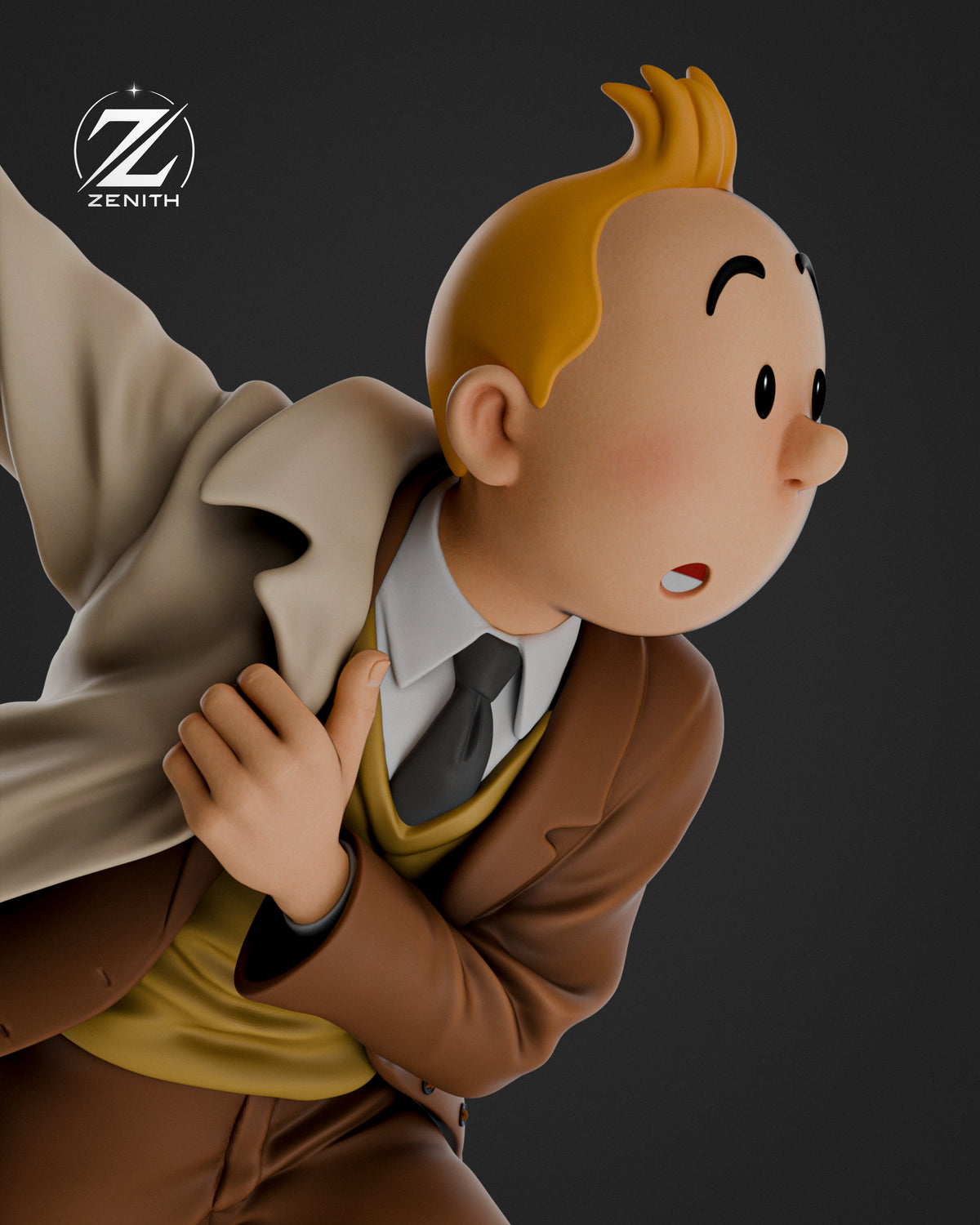 Tintin Resin Art (Design by Zenith)