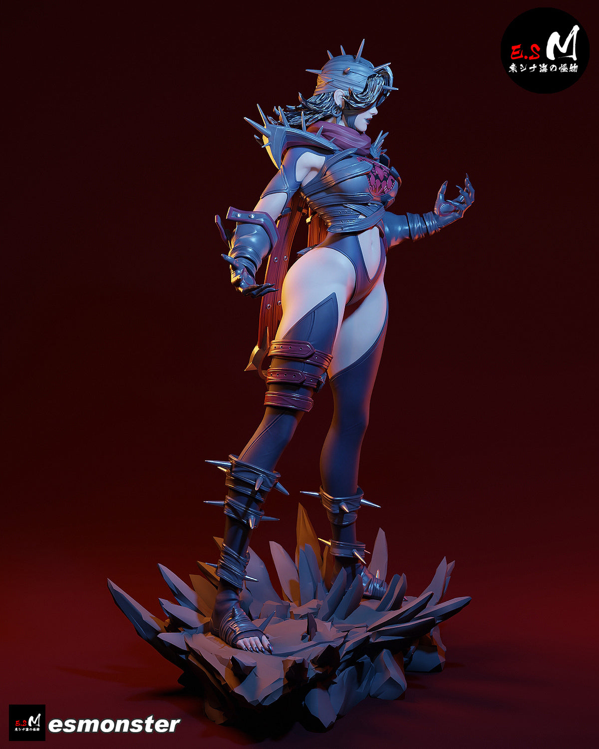 Invisible Woman Malicious Resin Art (East Sea Monster Version)