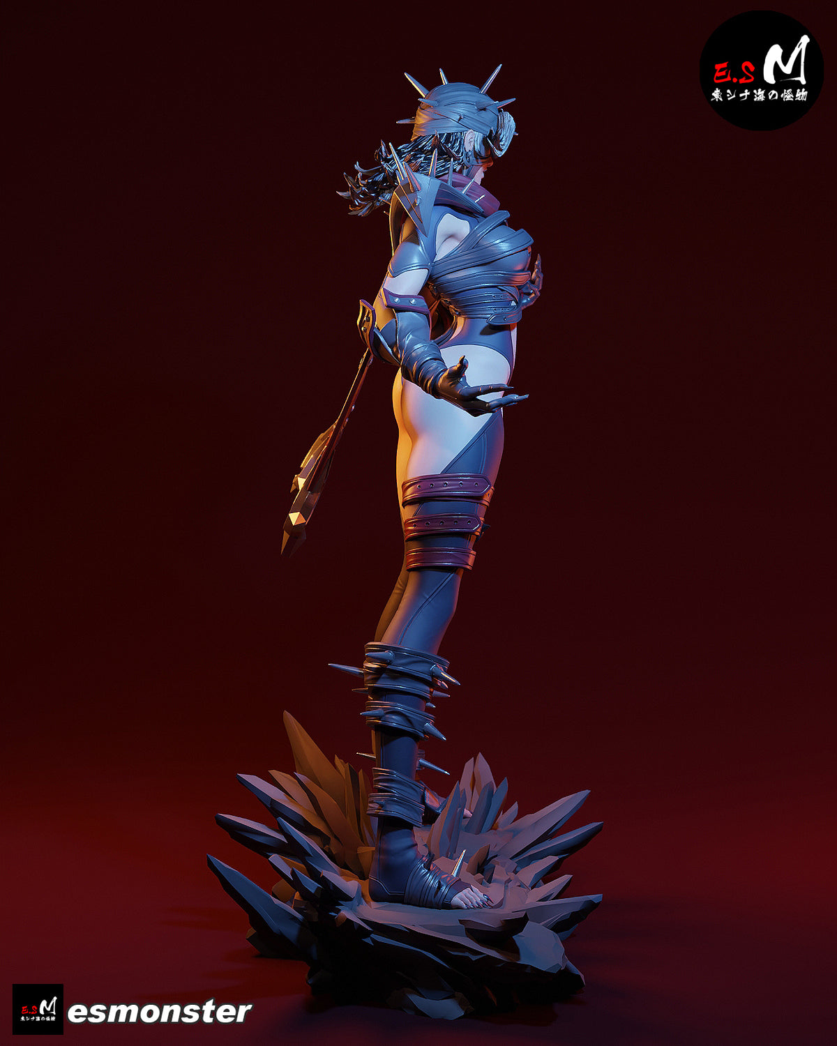 Invisible Woman Malicious Resin Art (East Sea Monster Version)
