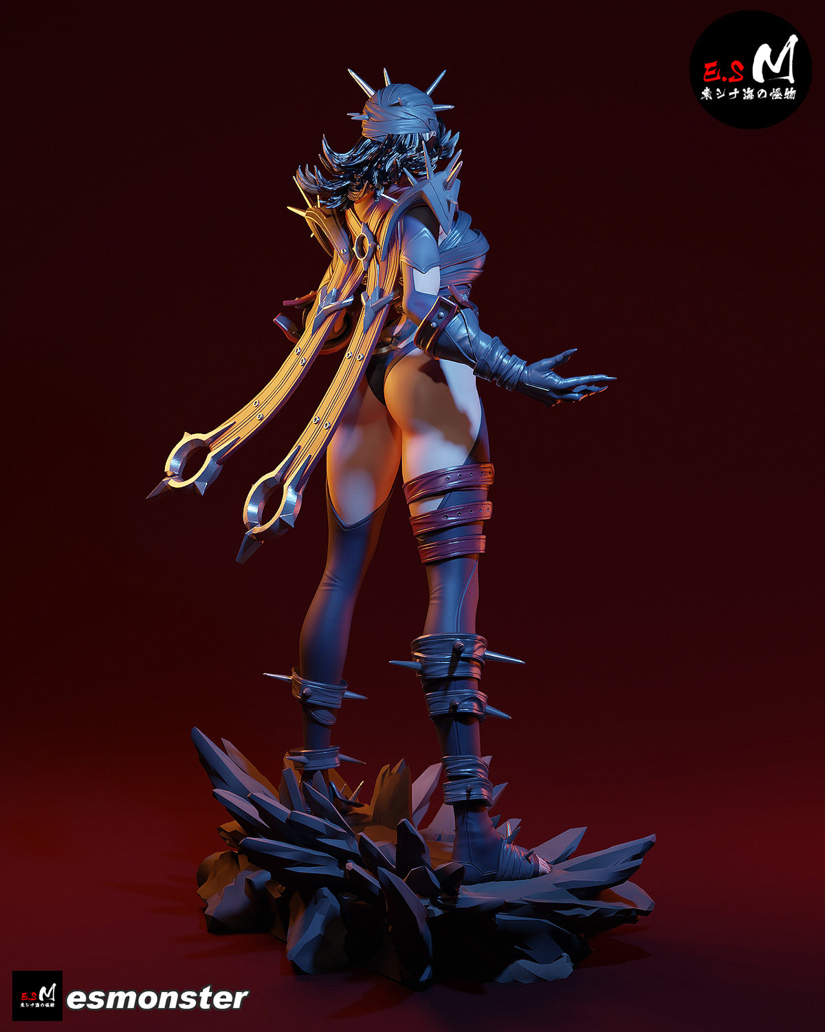 Invisible Woman Malicious Resin Art (East Sea Monster Version)