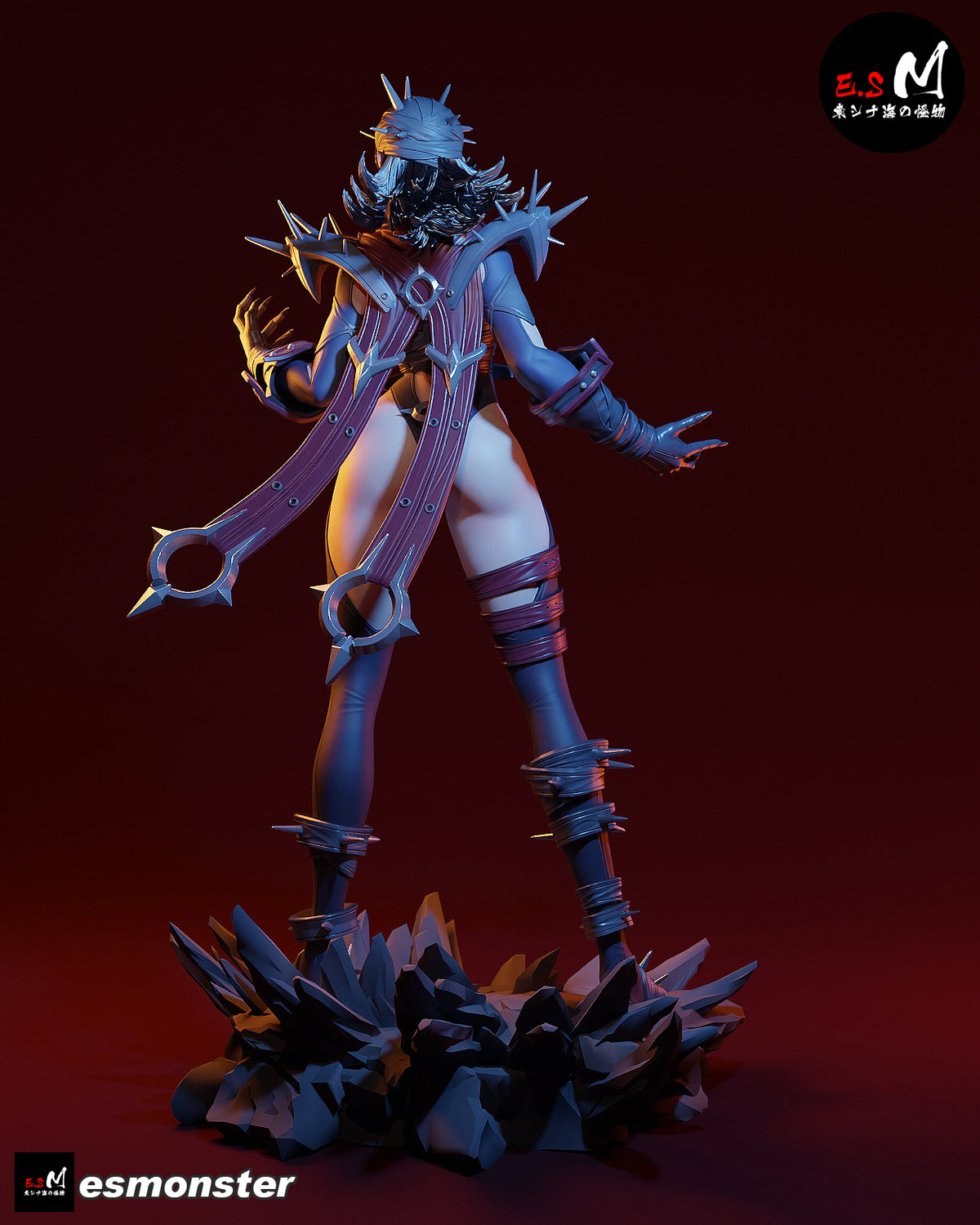 Invisible Woman Malicious Resin Art (East Sea Monster Version)