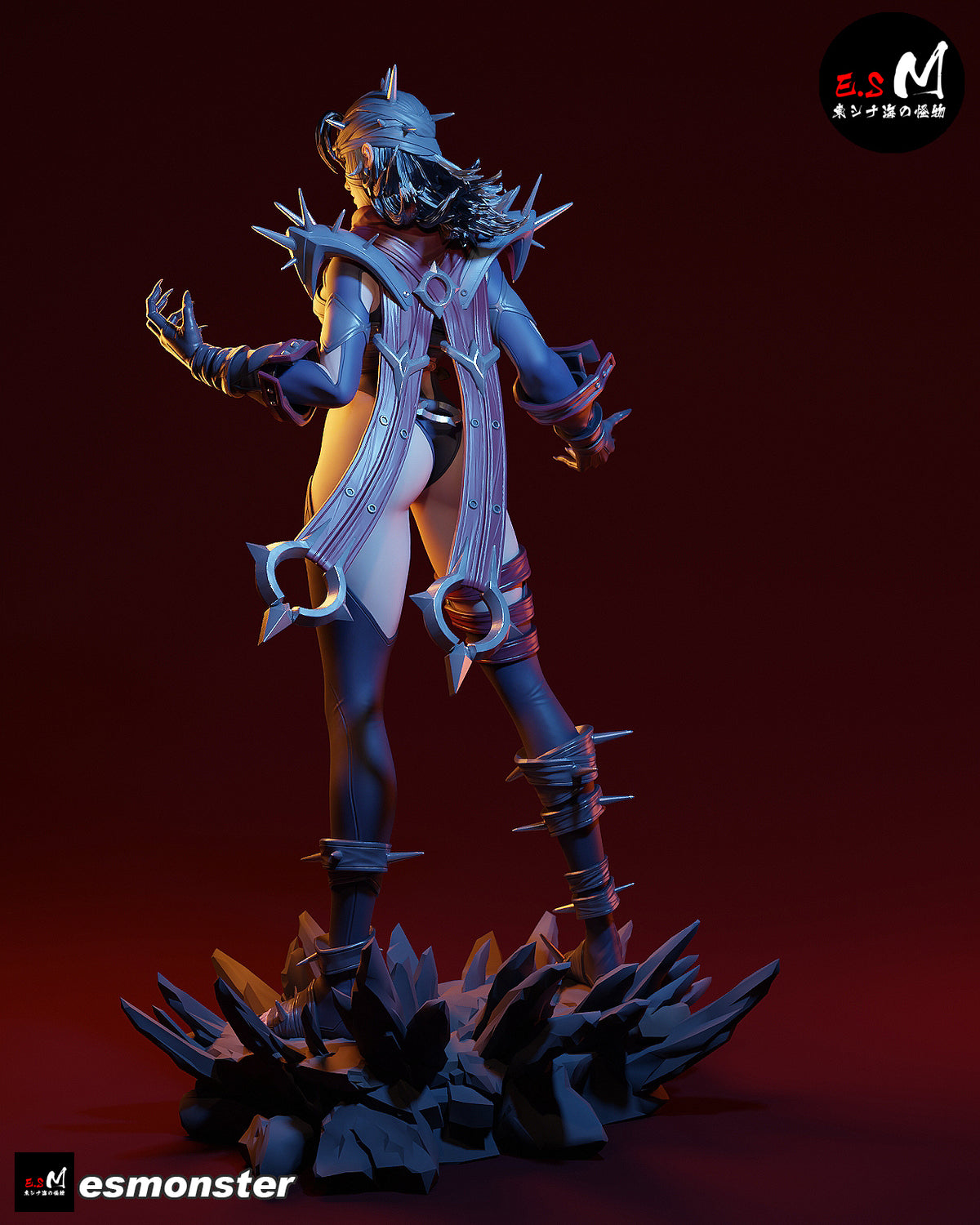 Invisible Woman Malicious Resin Art (East Sea Monster Version)