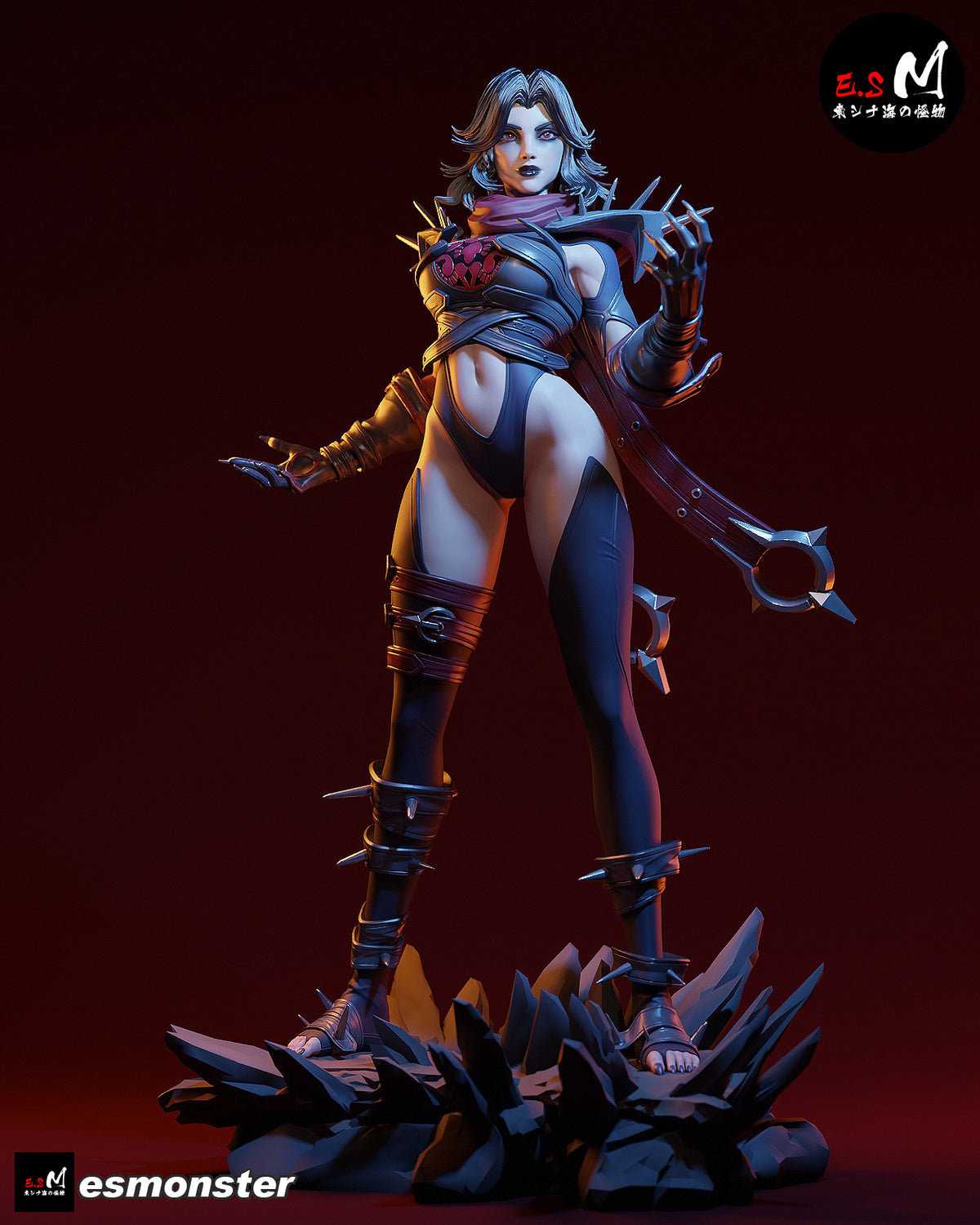 Invisible Woman Malicious Resin Art (East Sea Monster Version)