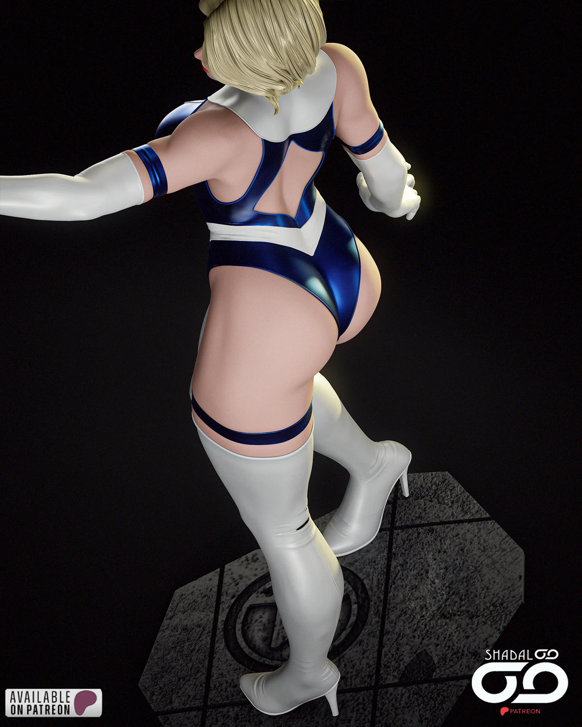 Invisible Woman Resin Art (Shadaloo)