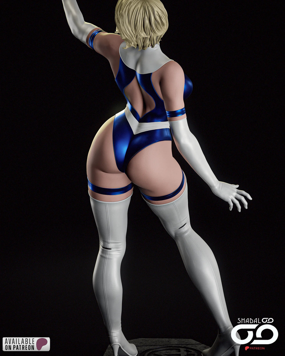 Invisible Woman Resin Art (Shadaloo)