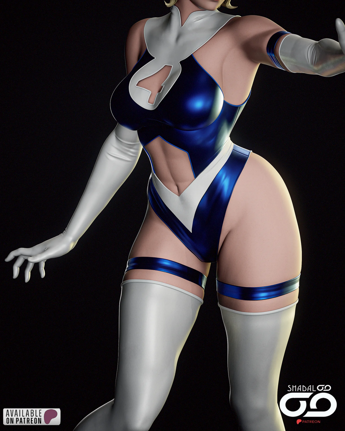 Invisible Woman Resin Art (Shadaloo)