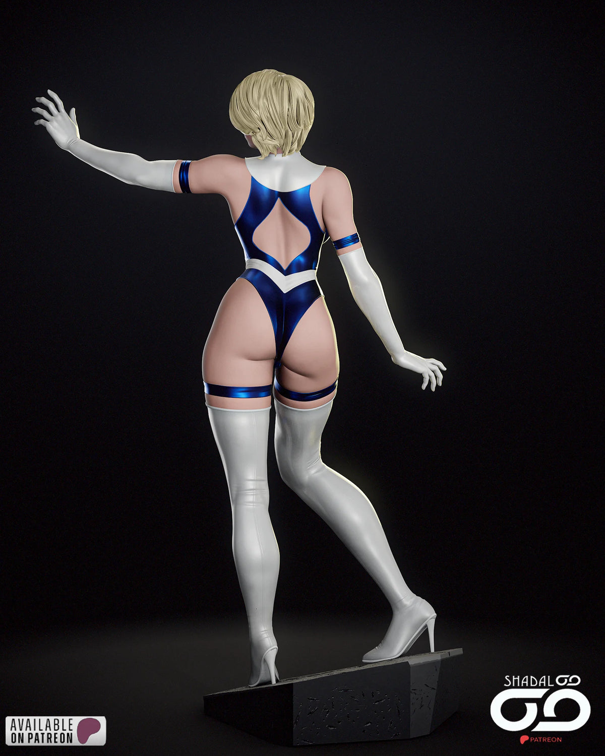 Invisible Woman Resin Art (Shadaloo)