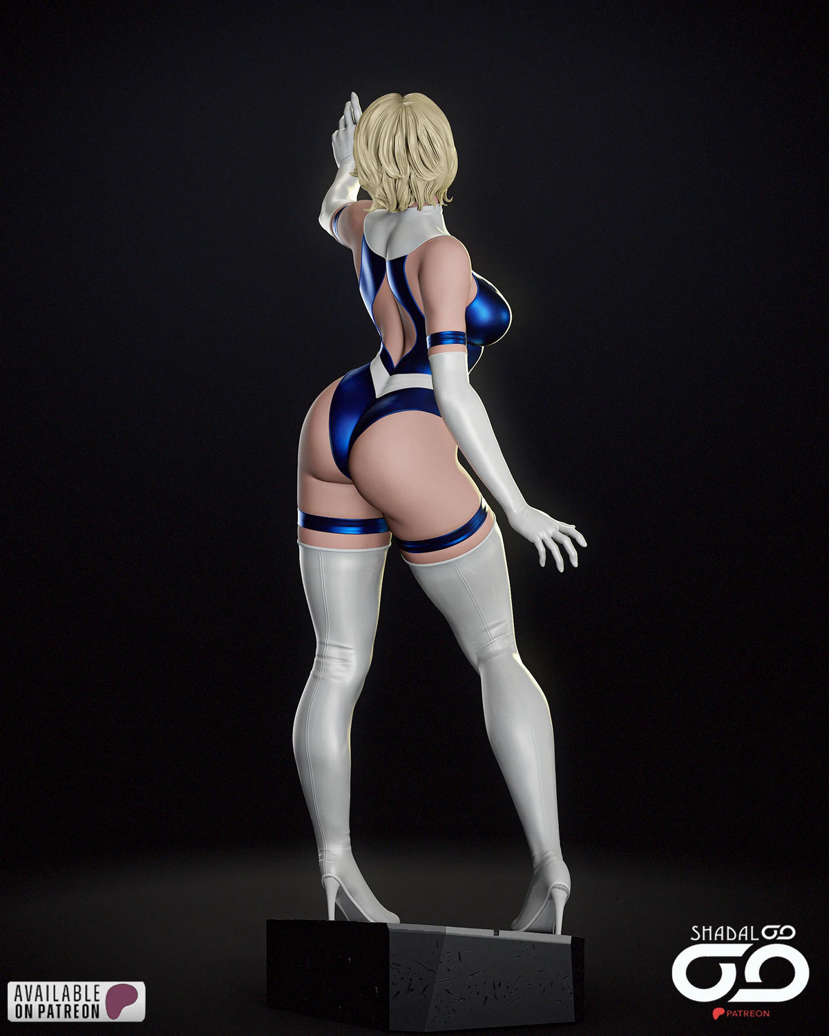 Invisible Woman Resin Art (Shadaloo)