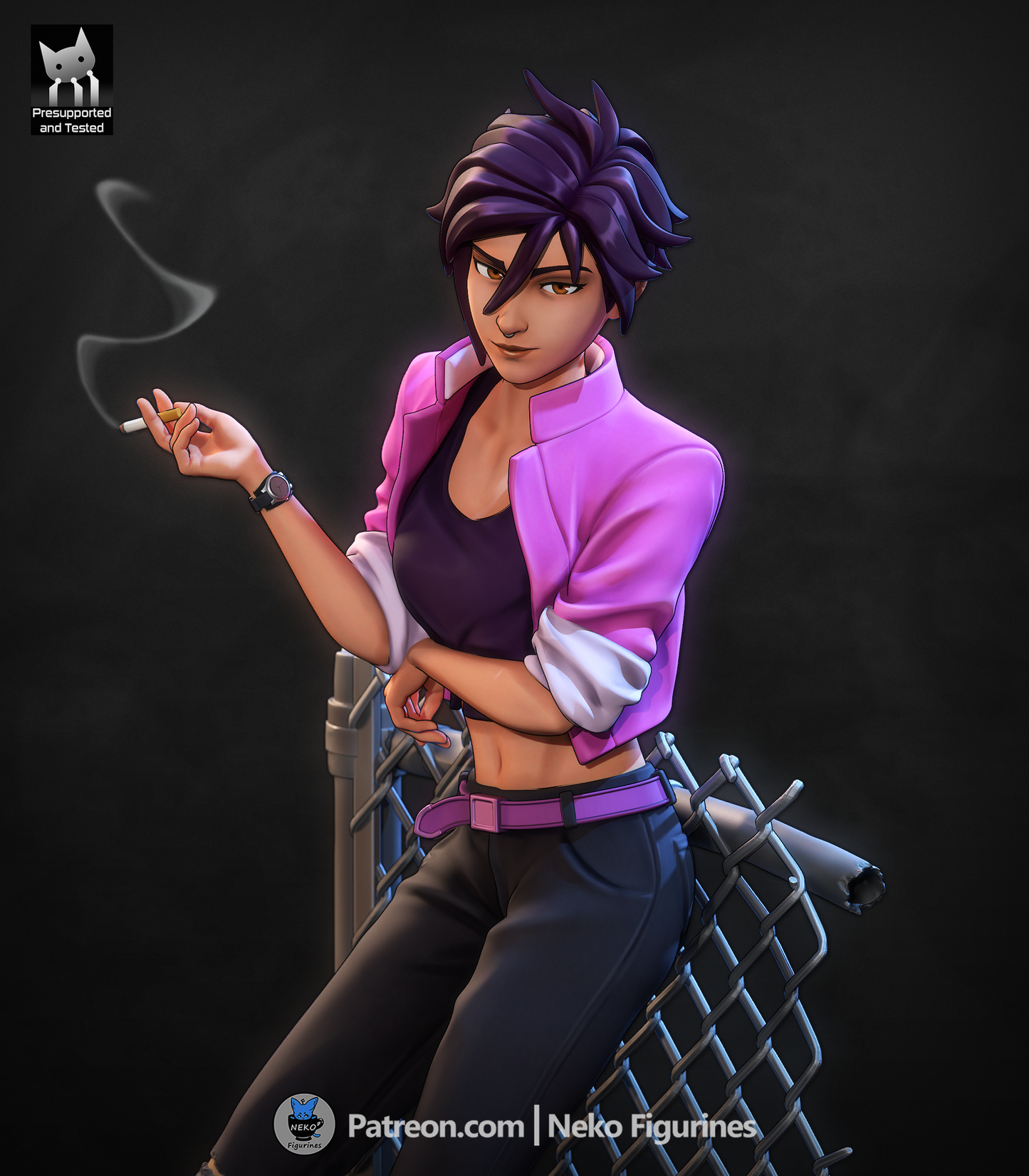 Invisigal Dispatch Resin Fan Art MTO (Design by Neko)