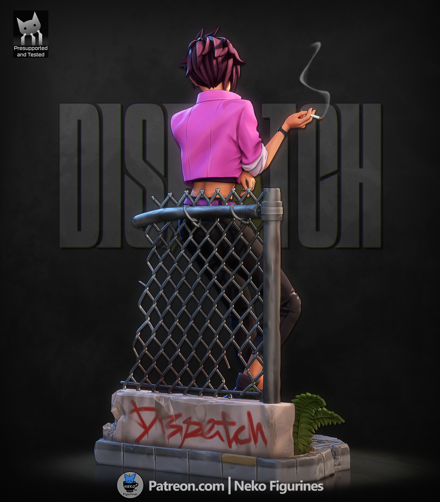 Invisigal Dispatch Resin Fan Art MTO (Design by Neko)