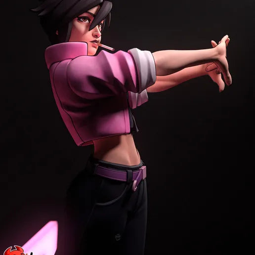 Invisigal Resin Fan Art - MTO (Design by H3llcreator)