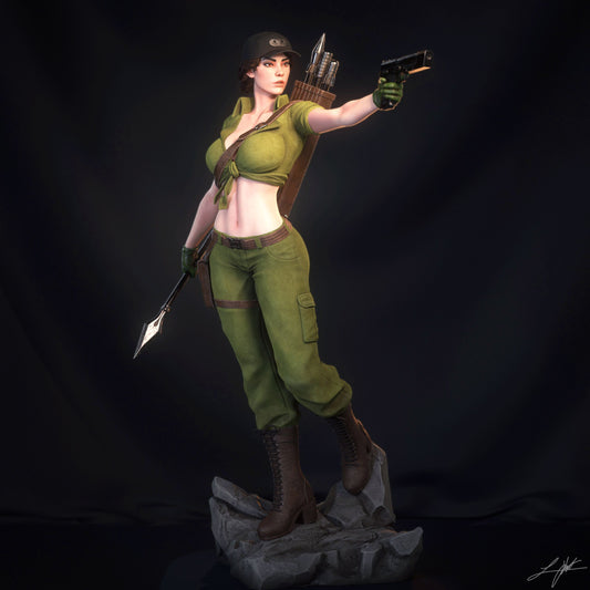 Lady Jaye Resin Fan Art (Design by Abe3D)