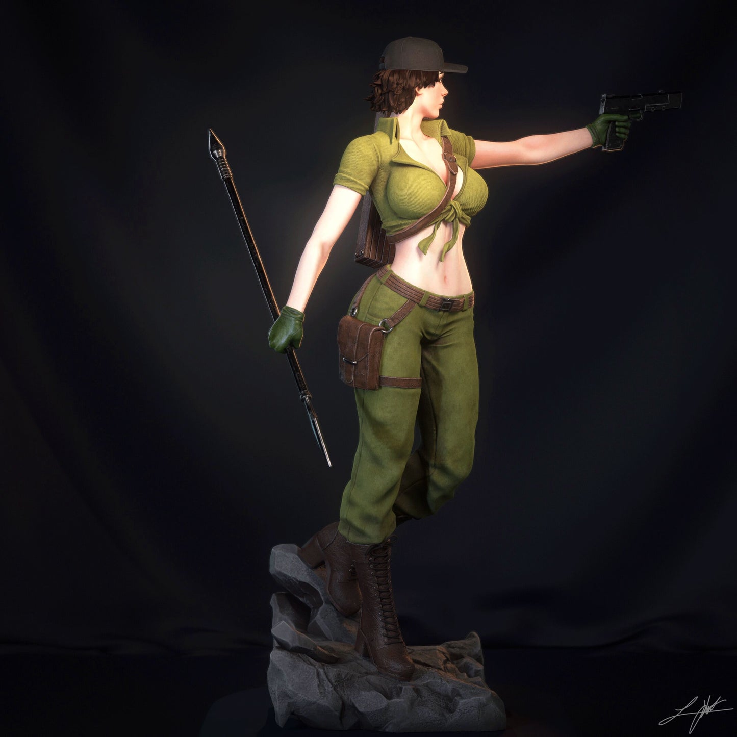 Lady Jaye Resin Fan Art (Design by Abe3D)