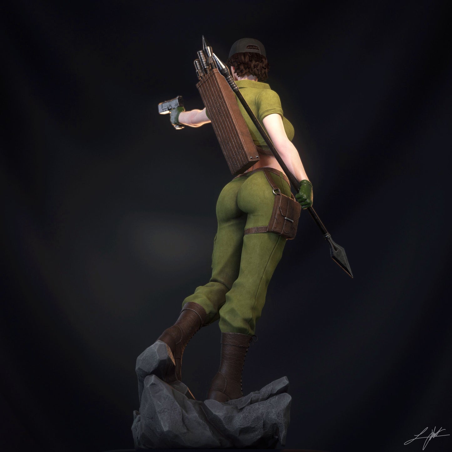 Lady Jaye Resin Fan Art (Design by Abe3D)